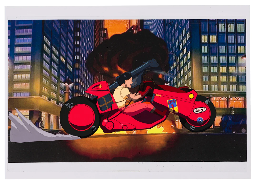 Akira - Kaneda Riding His Motorbike, 1988