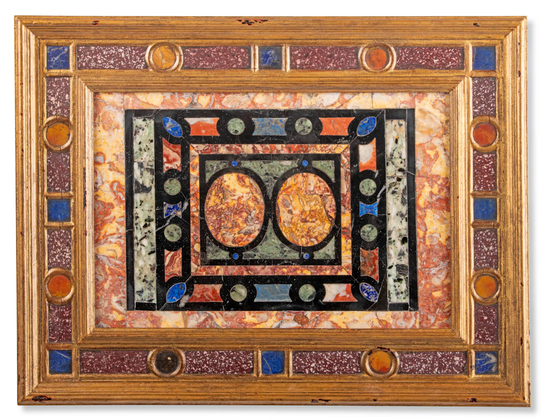 An Italian Pietra Dura Plaque