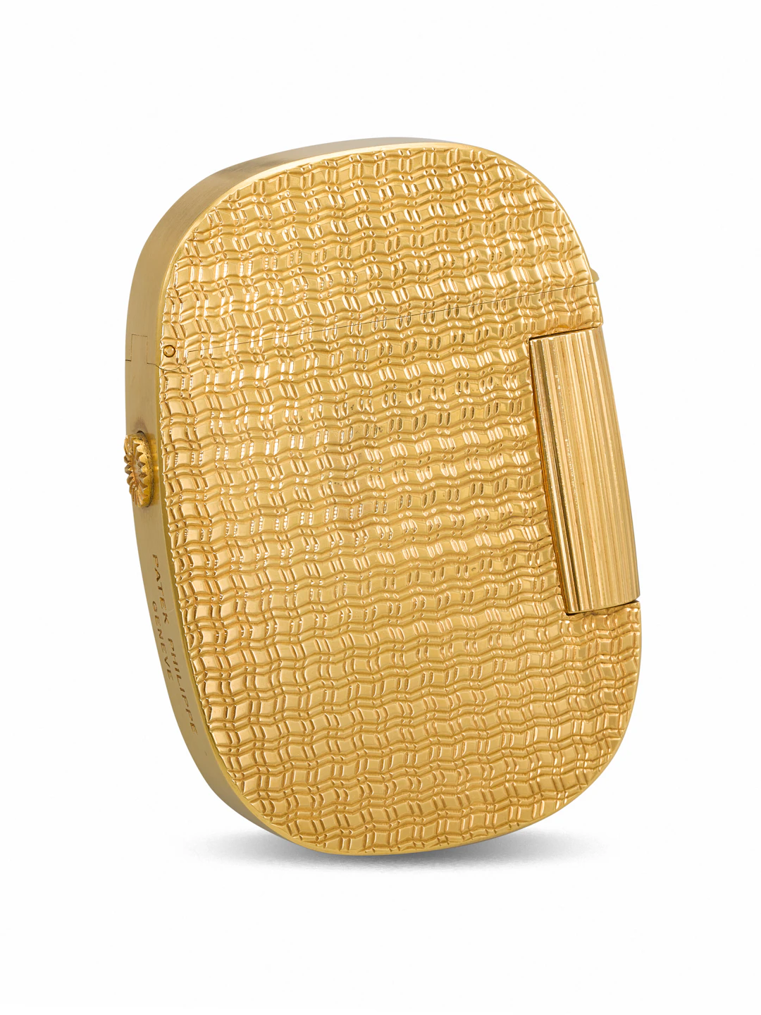 Patek Philippe. A Rare and Attractive 18K Gold Lighter with 'Ocean'