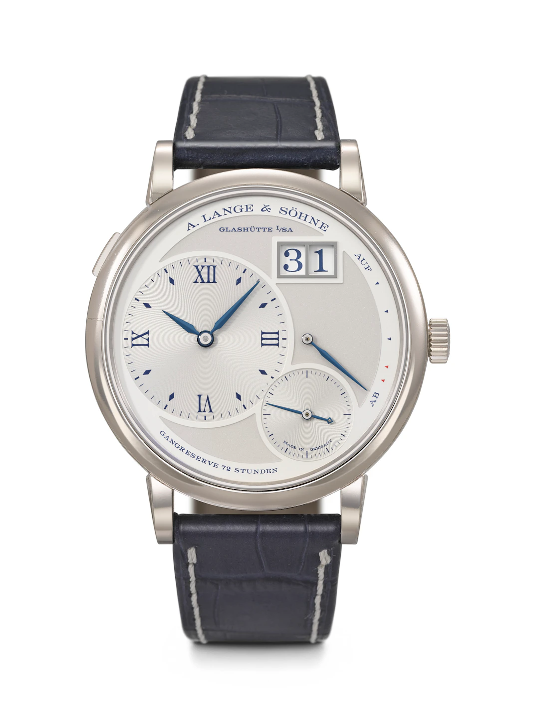 A. Lange & söhne. A Highly Attractive 18K White Gold Limited Edition