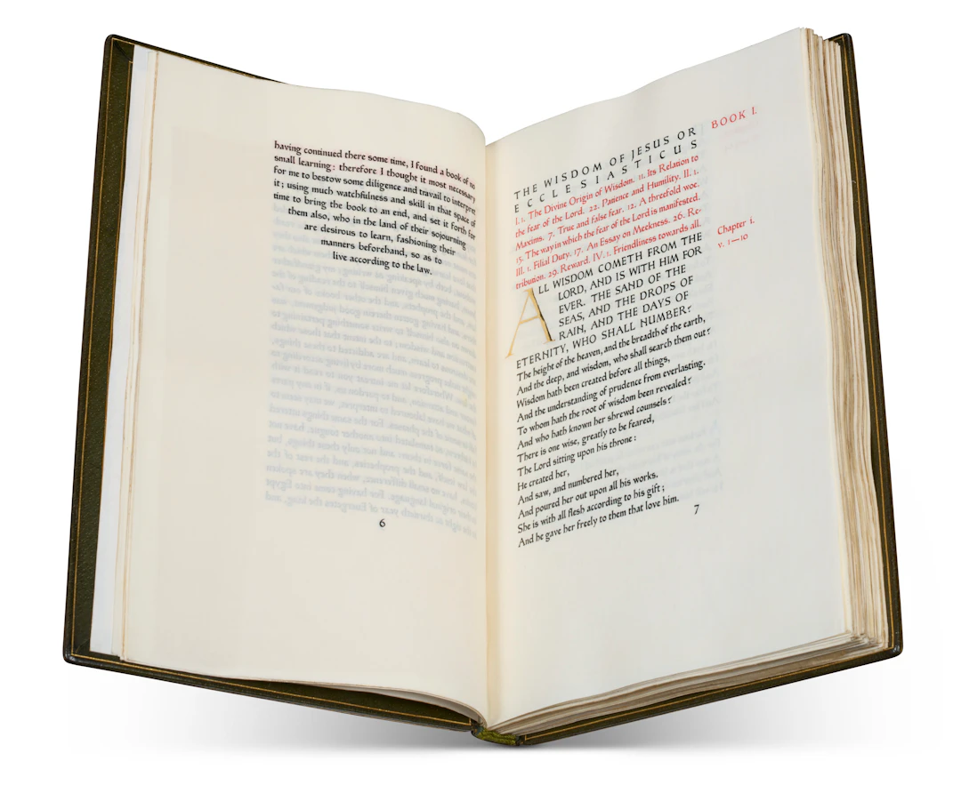 The Ashendene Press Ecclesiasticus