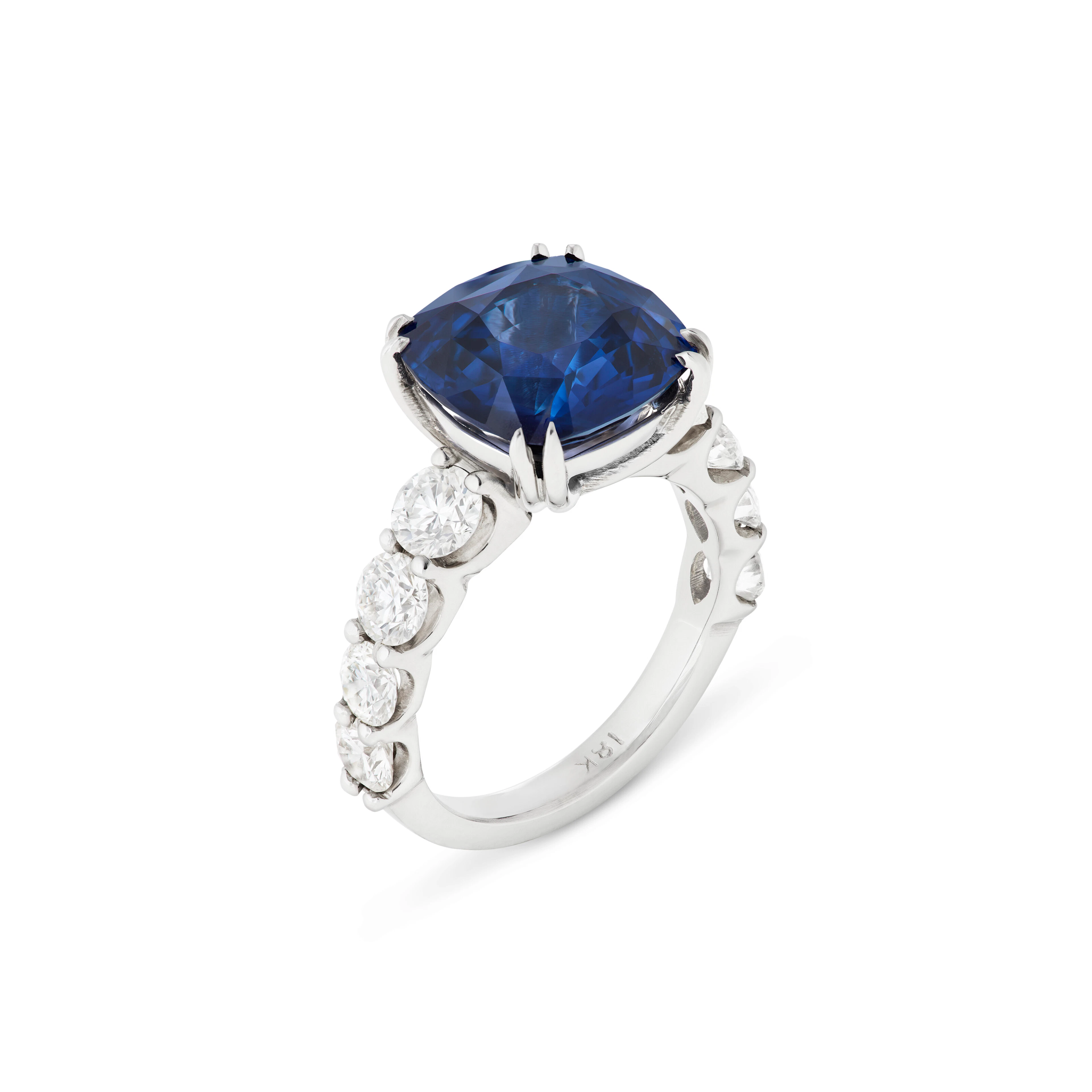 Sapphire and Diamond Ring