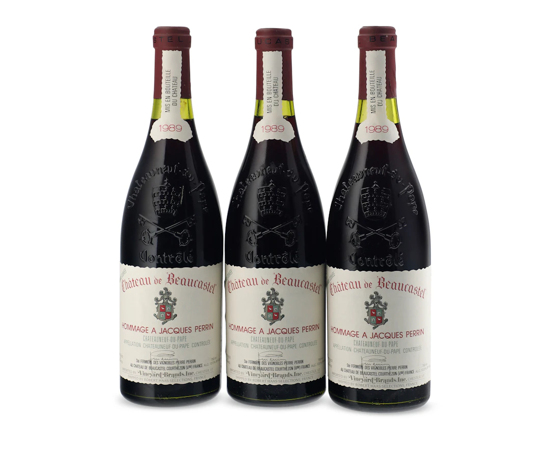Château De Beaucastel, Châteauneuf-Du-Pape Hommage À Jacques Perrin 1989
