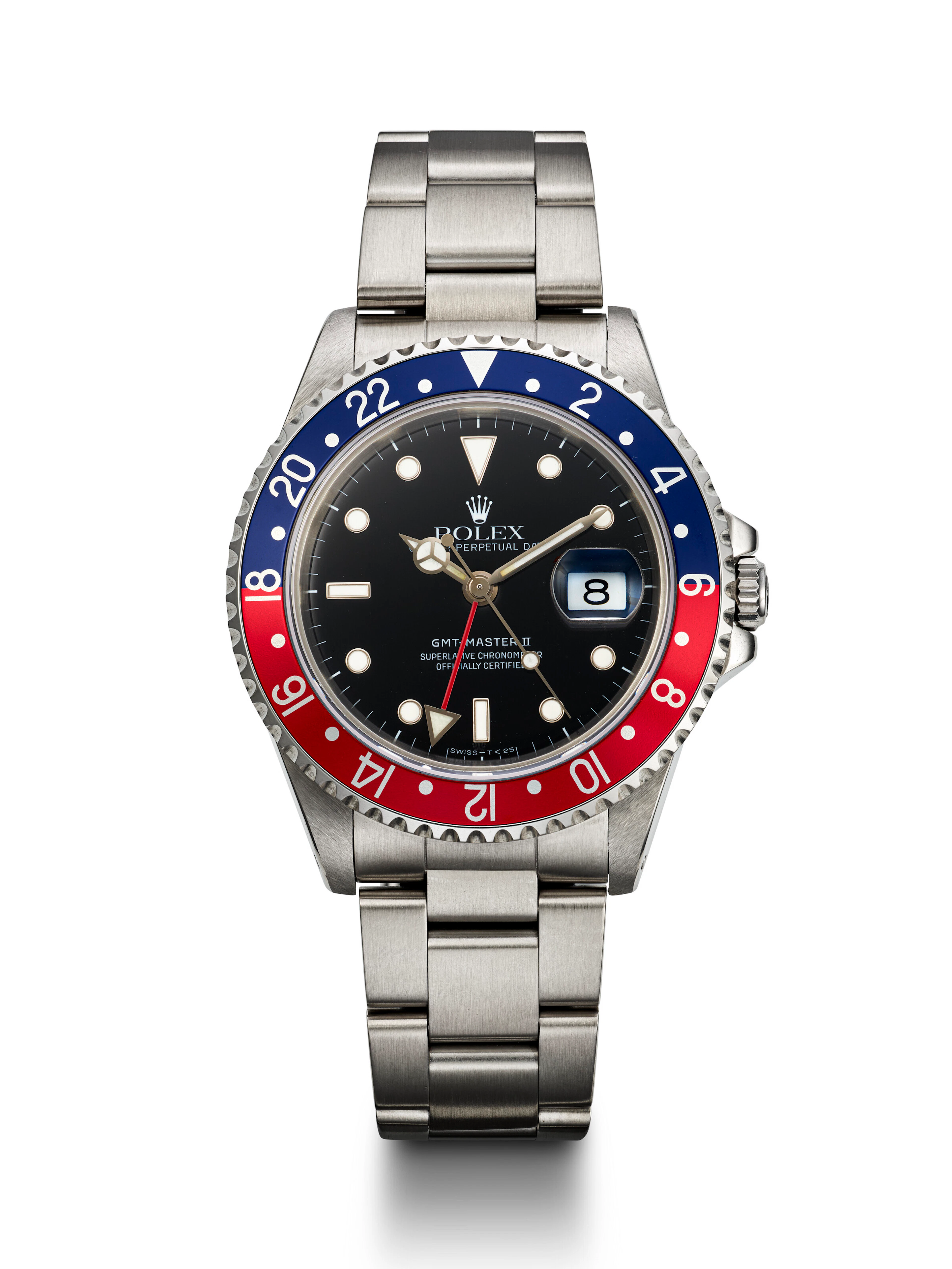 Rolex, Stainless Steel 'Gmt-Master Ii', Ref. 16710
