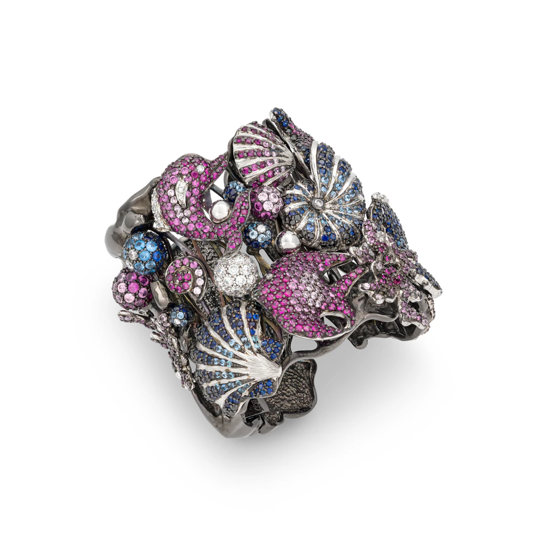 Multi-Gem Cuff