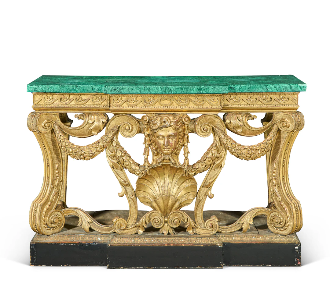A George Ii Style Gitlwood Pier Table