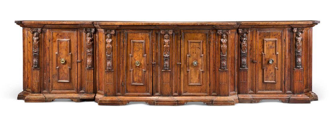 A Monumental Italian Renaissance Walnut Credenza