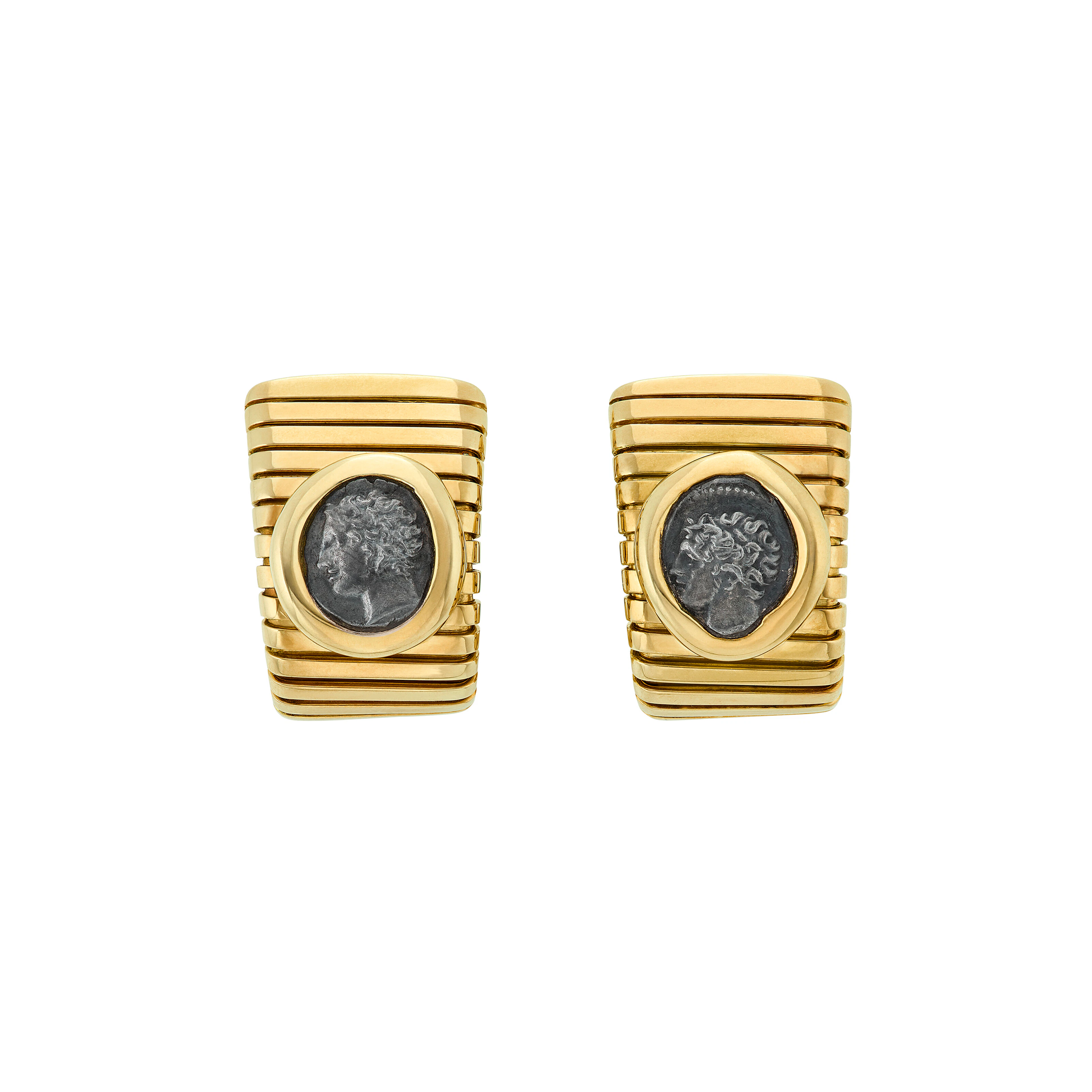 Bulgari Coin and Gold 'Monete' Earrings