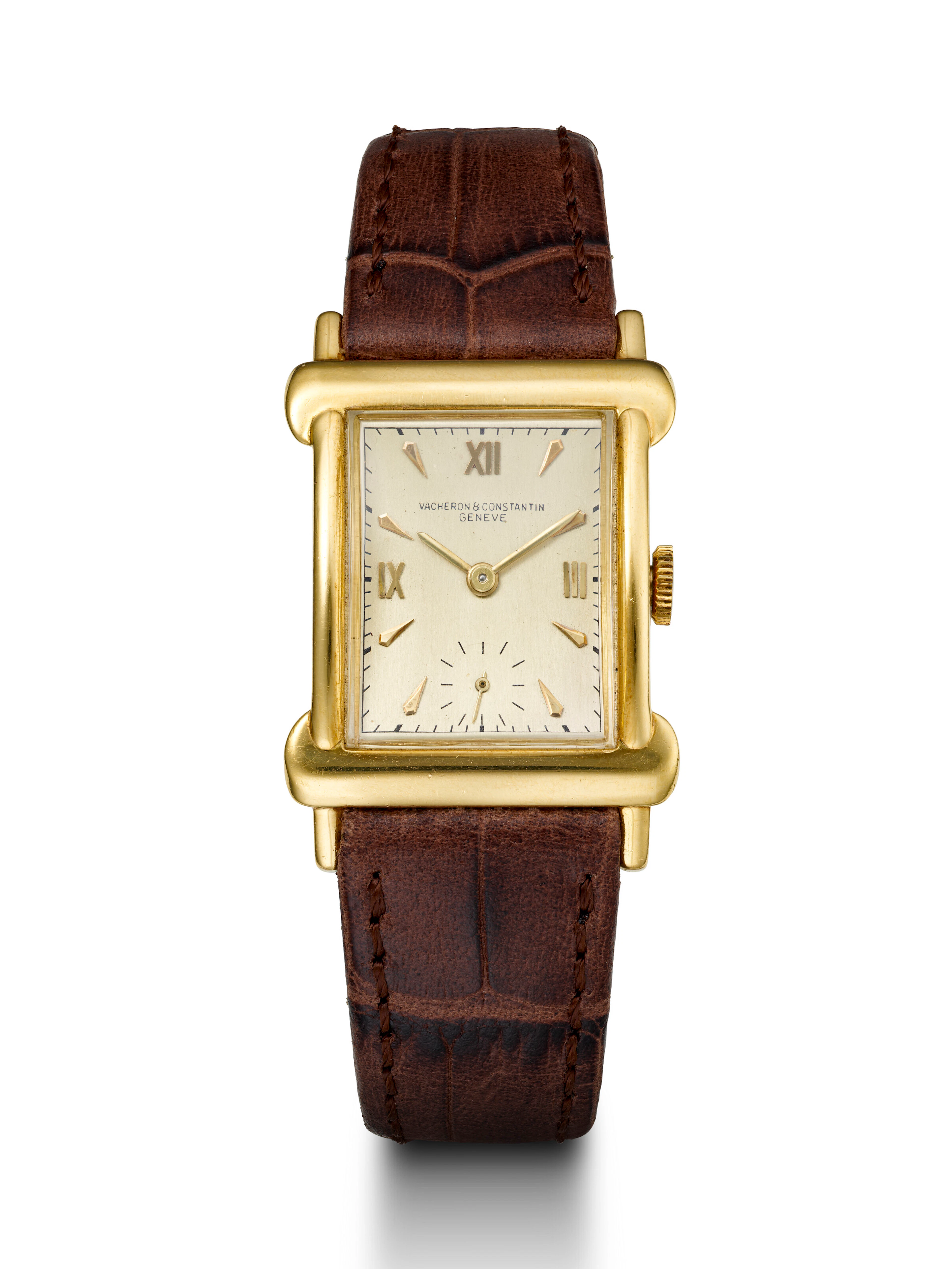 Vacheron Constantin, Yellow Gold Rectangular Wristwatch