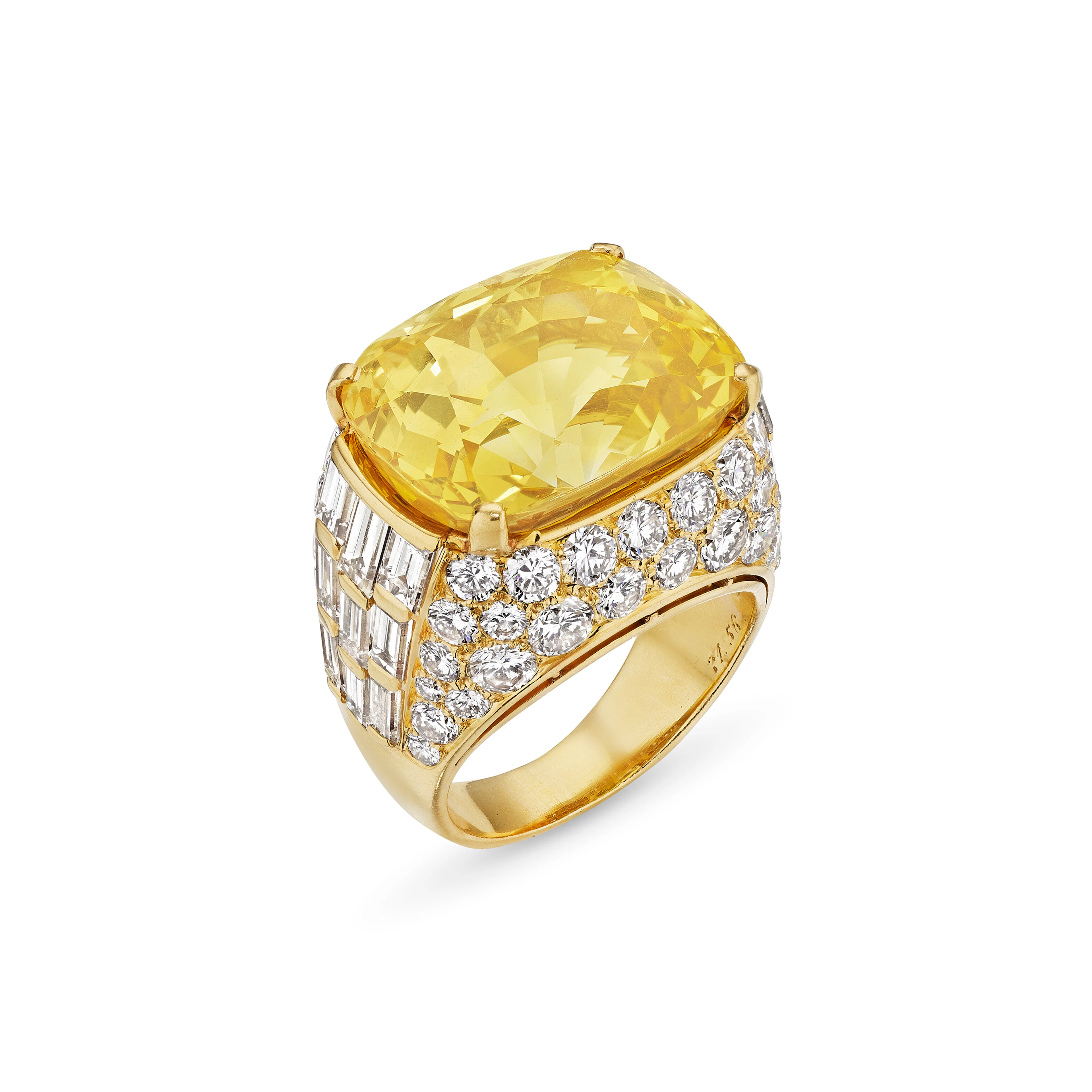 BULGARI COLORED SAPPHIRE AND DIAMOND 'TROMBINO' RING