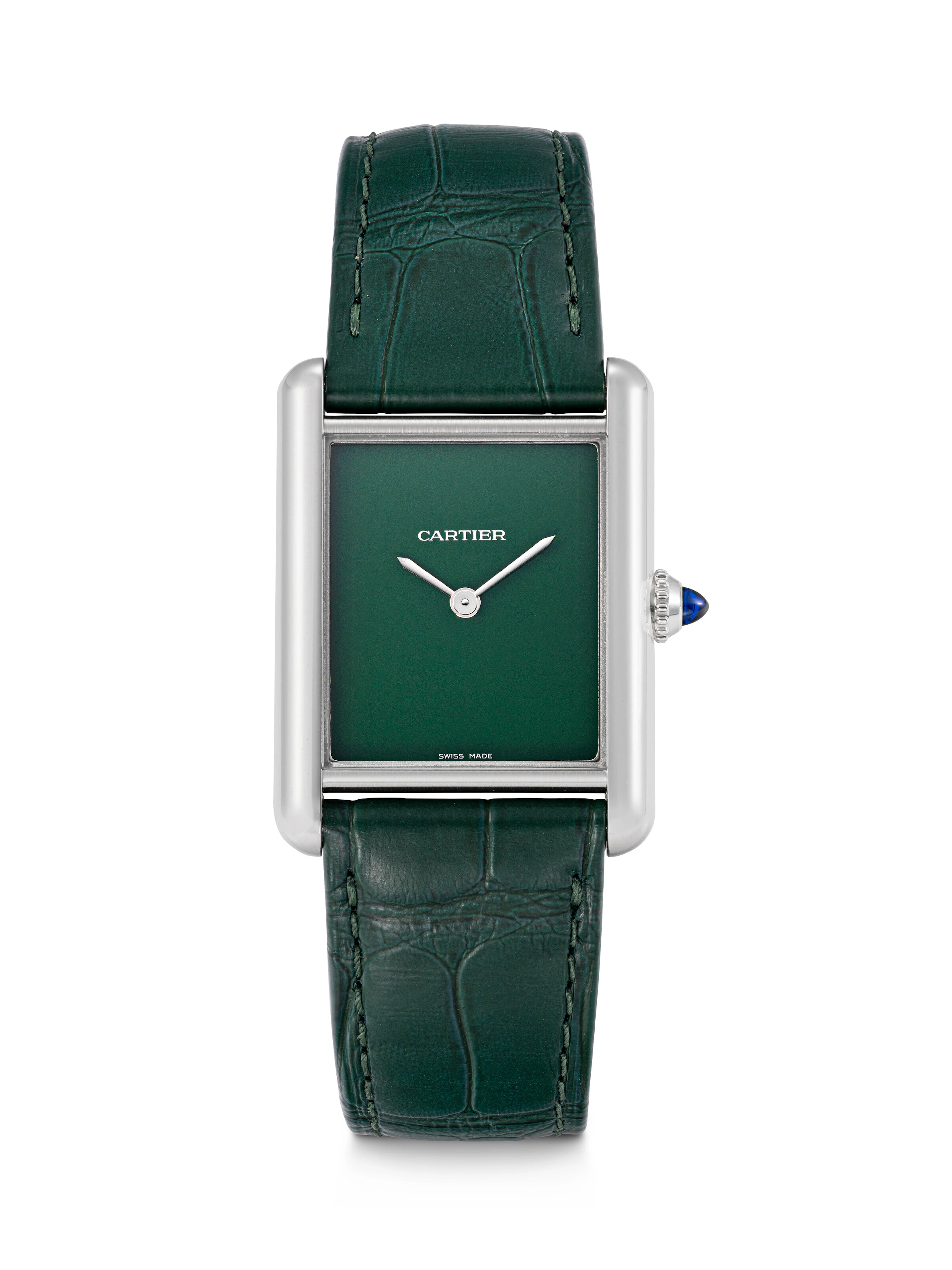 Cartier, Stainless Steel Tank Must