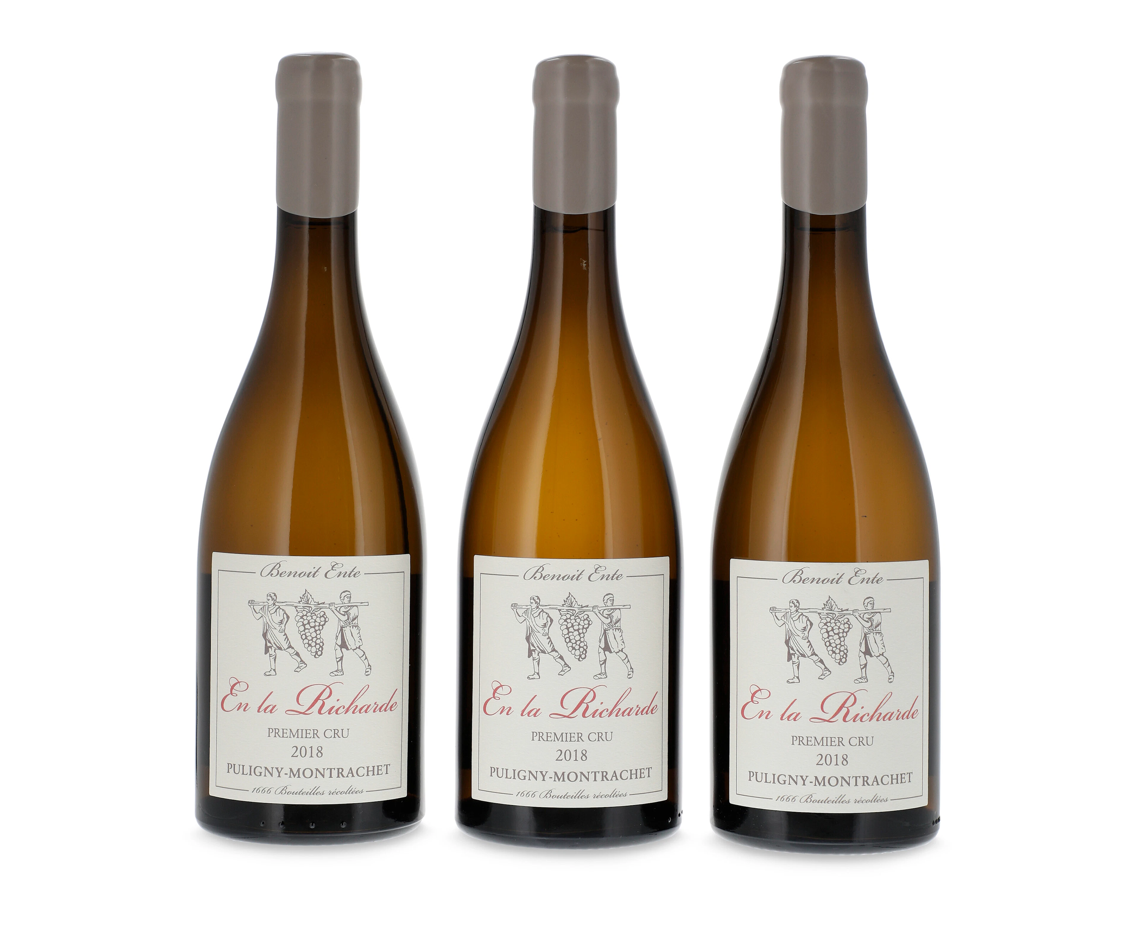 Mixed 2013 & 2018 Benoit Ente, Puligny Montrachet Folatières En La Richarde