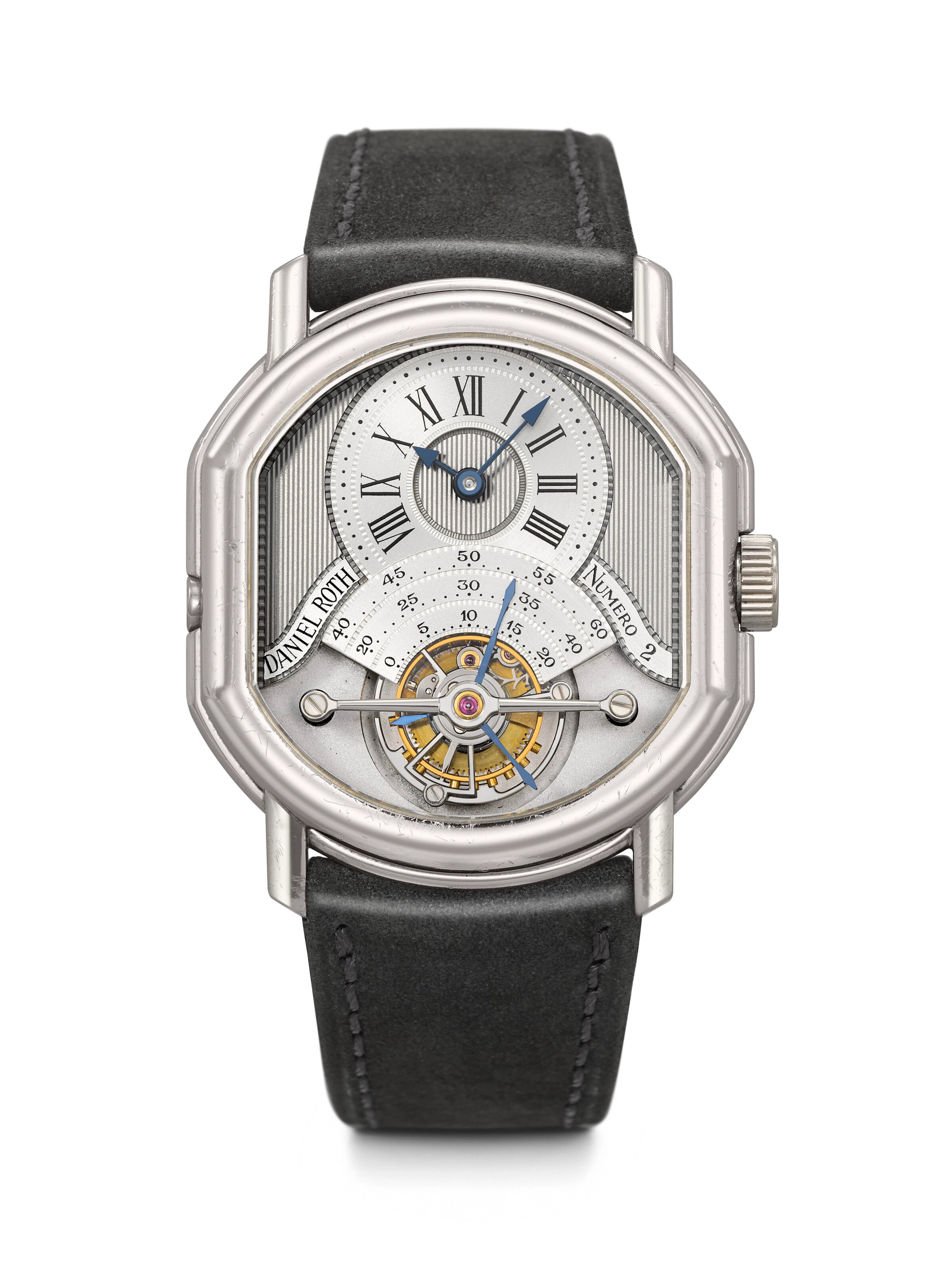 DANIEL ROTH. AN IMPORTANT AND HIGHLY ATTRACTIVE STAINLESS STEEL LIMITED