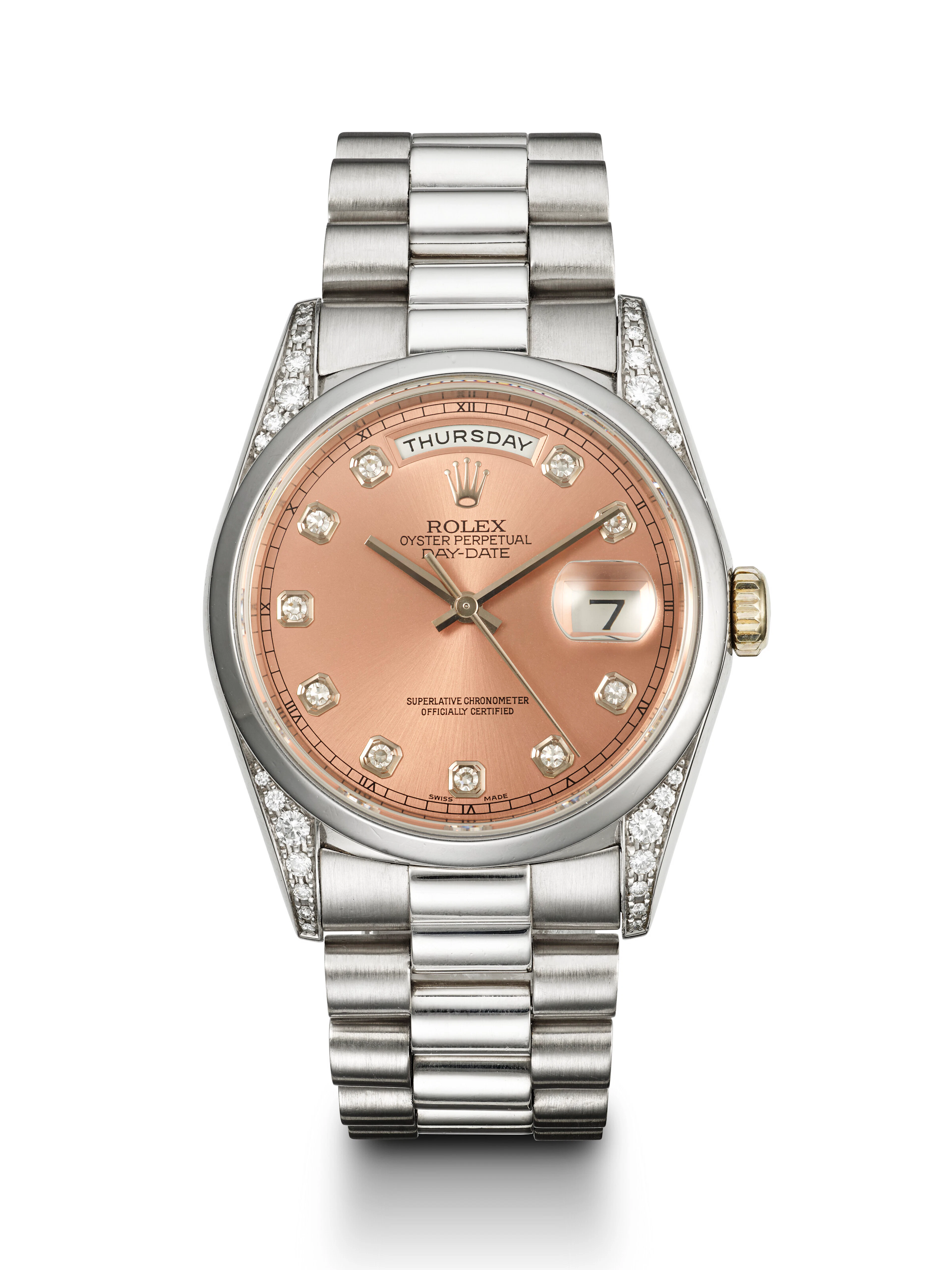 Rolex, Platinum and Diamond-Set 'Day-Date', Ref. 18296
