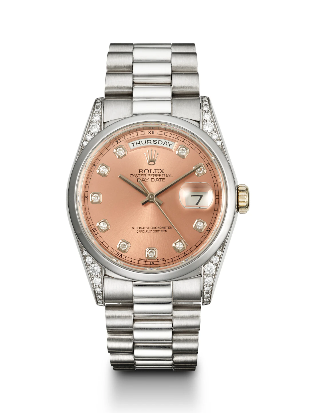Rolex, Platinum and Diamond-Set 'Day-Date', Ref. 18296