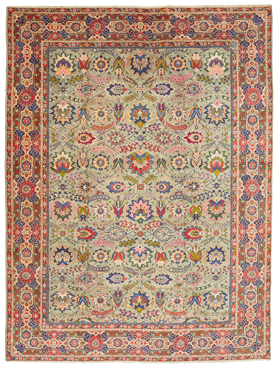 A Benlian Tabriz Carpet