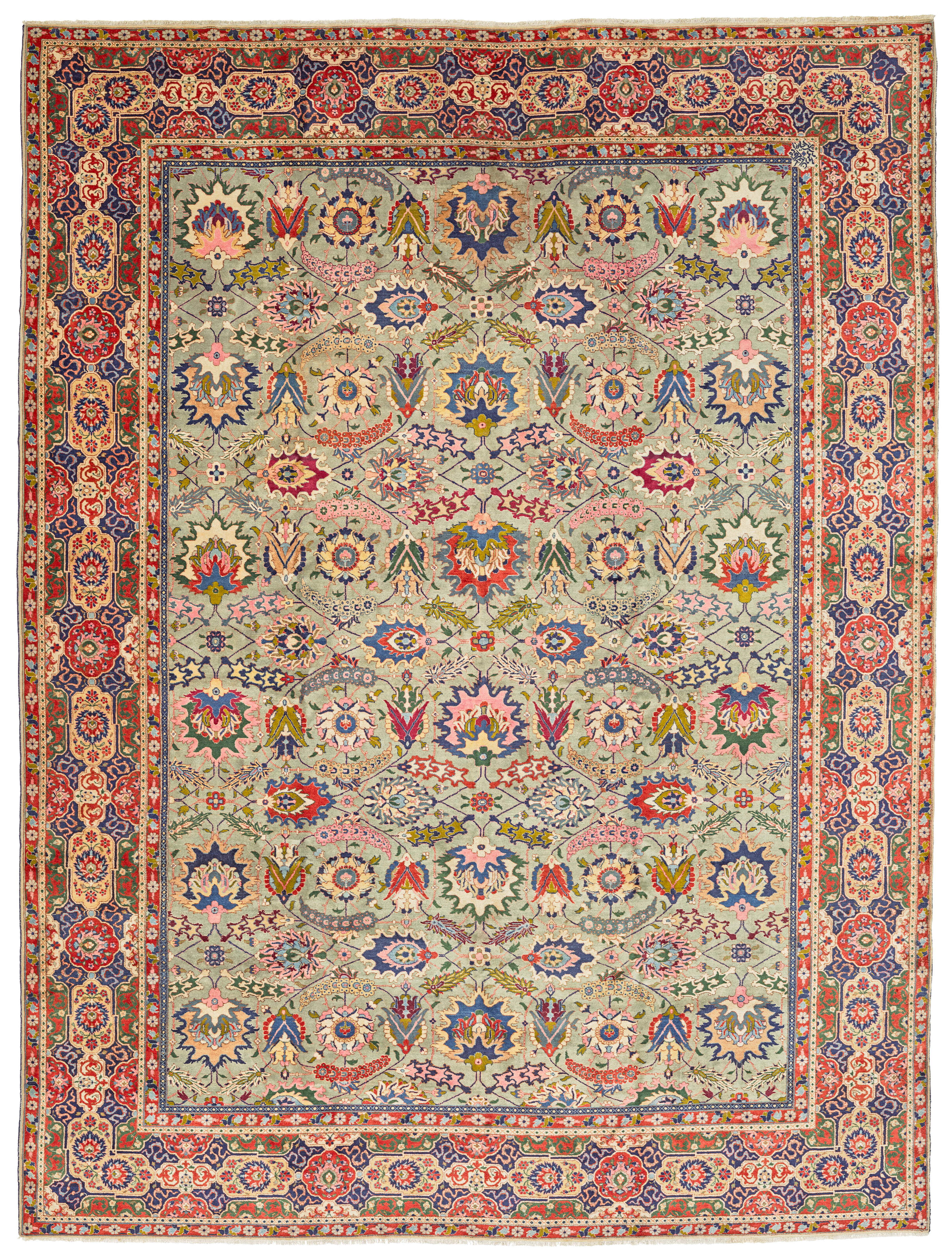 A Benlian Tabriz Carpet