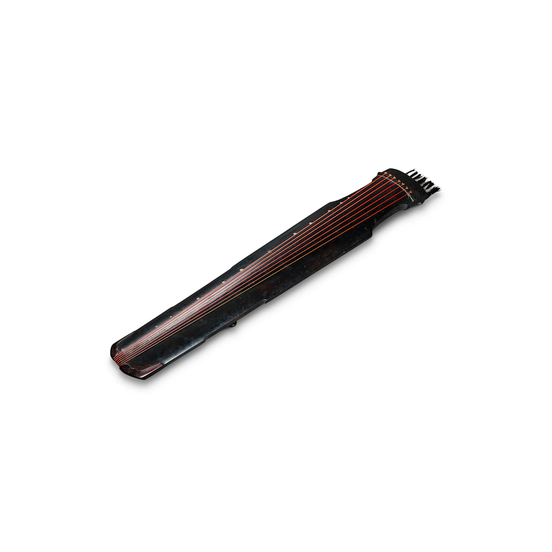 A Ming Confucius-Style Lacquered Qin