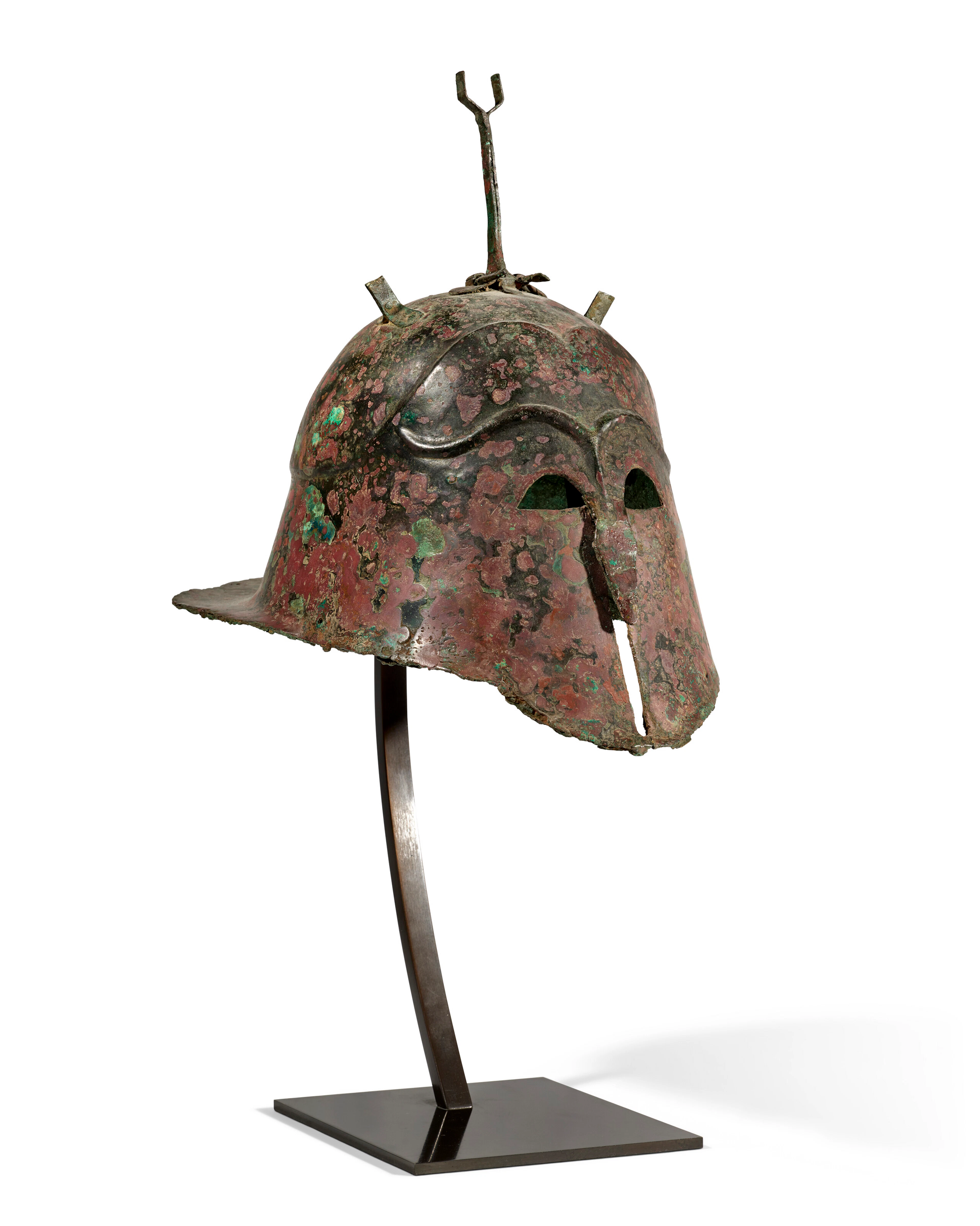 Casque Grec Apulo-Corinthien En Bronze