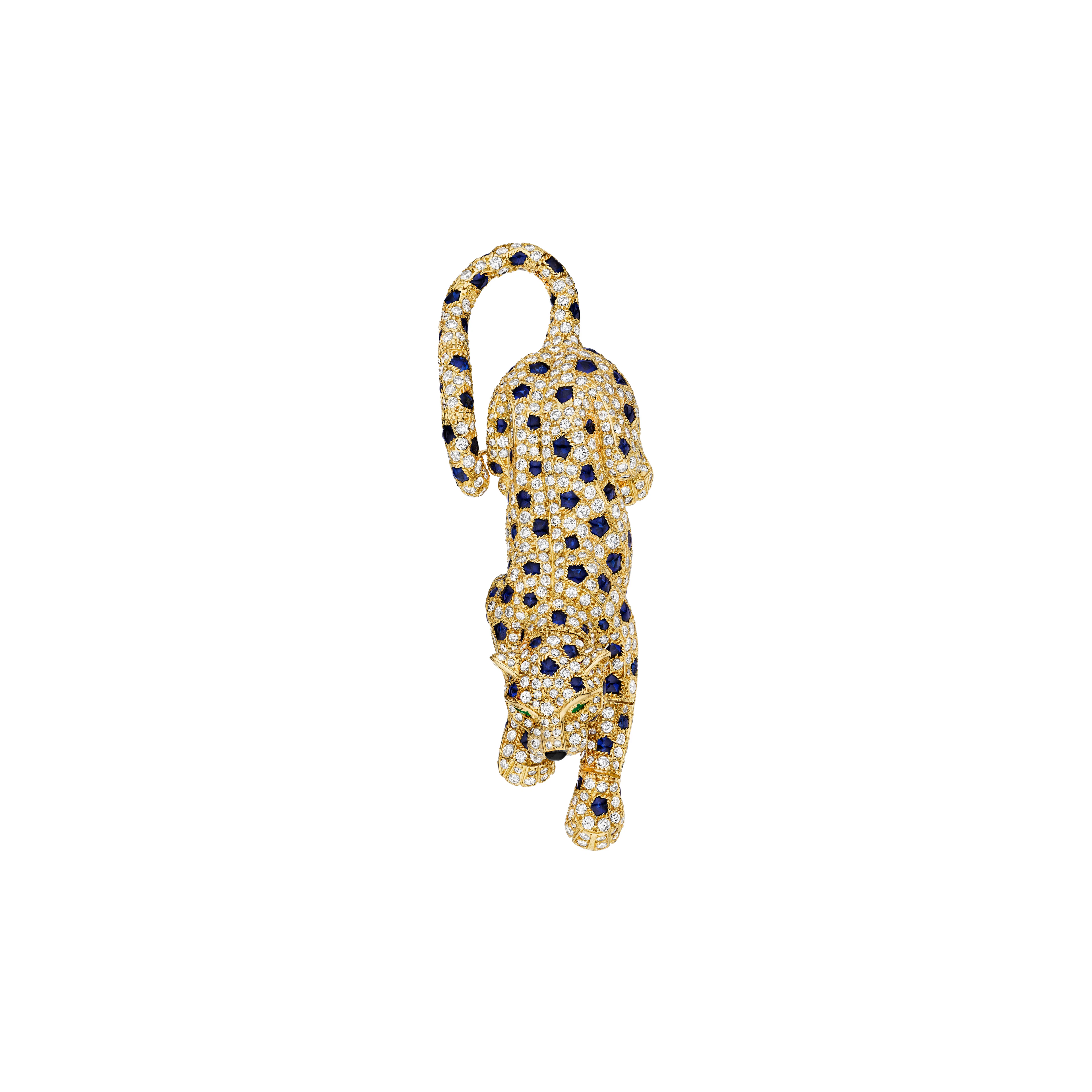 Cartier Multi-Gem and Diamond ‘Panthère’ Brooch