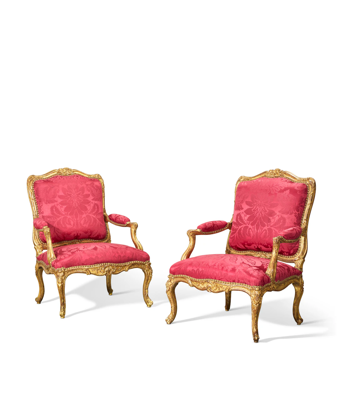 Paire De Fauteuils D'époque Louis Xv