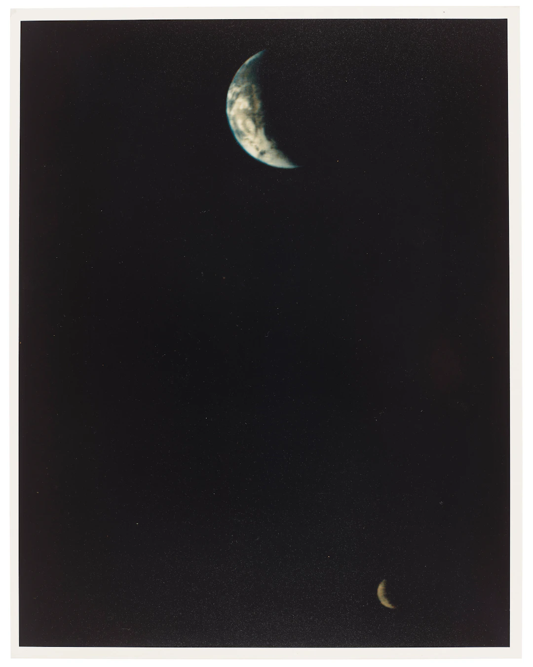 The First Photograph of Earth and Moon Together