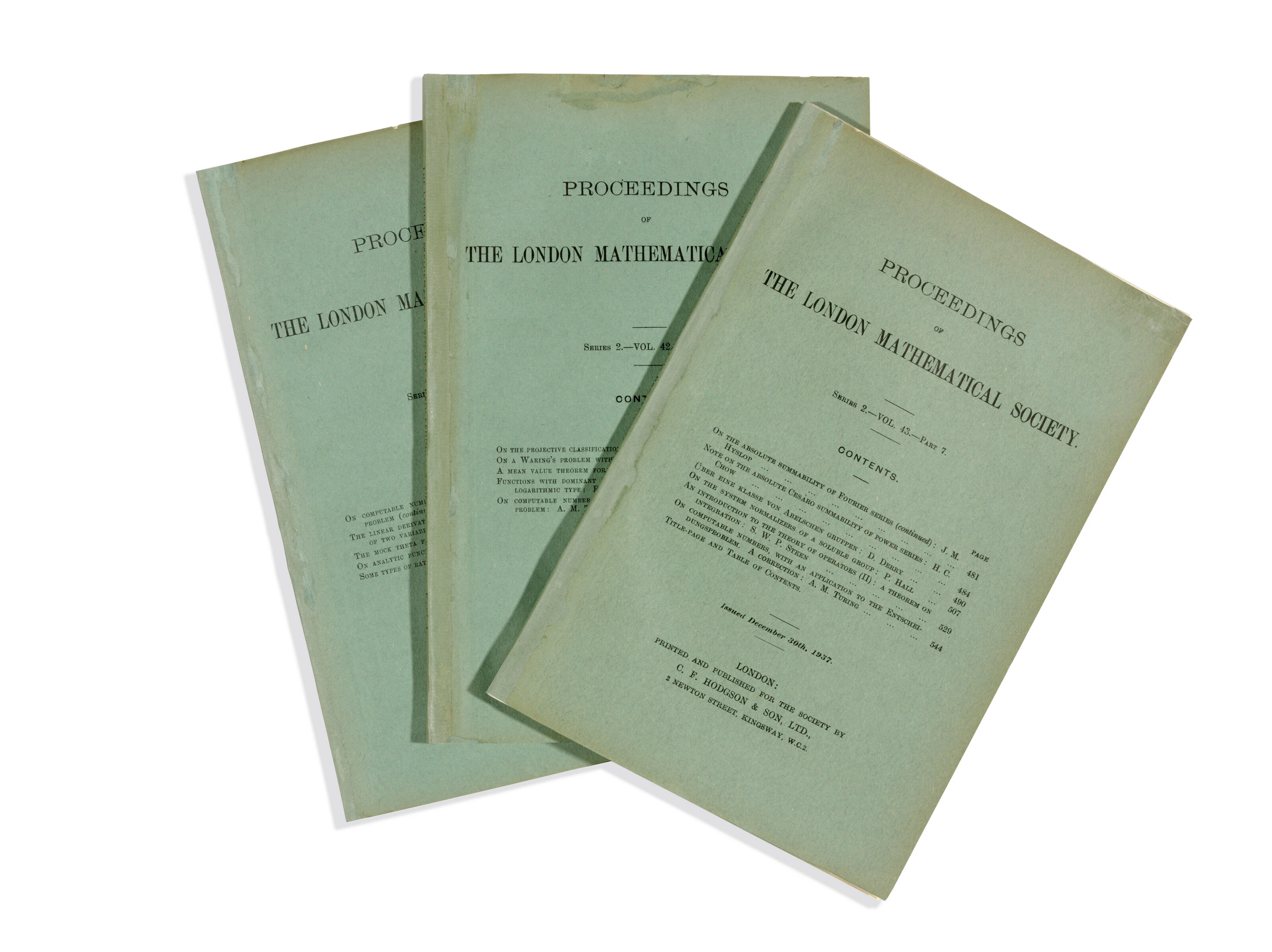 On Computable Numbers, with an Application to the Entscheidungsproblem