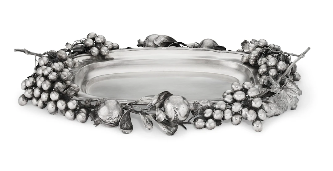 An Italian Silver Centerpiece Dish