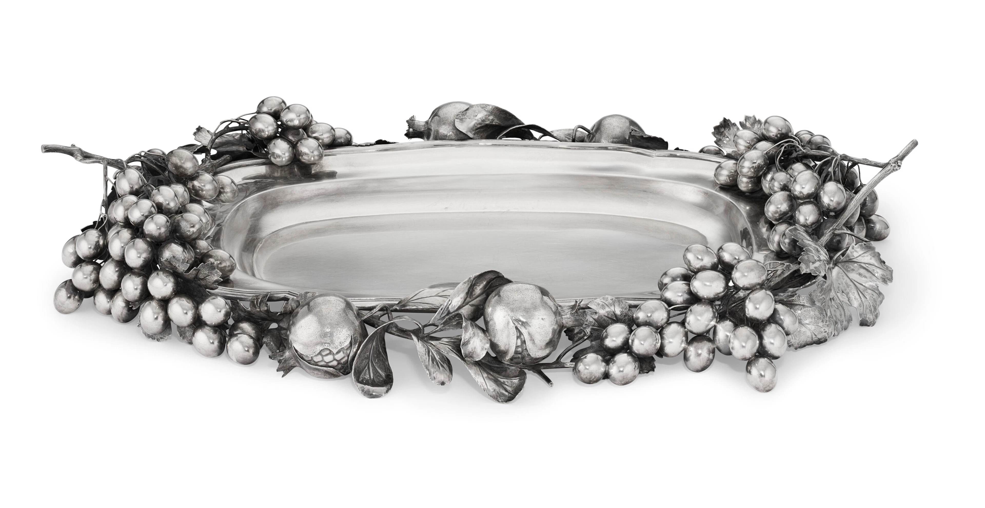 An Italian Silver Centerpiece Dish