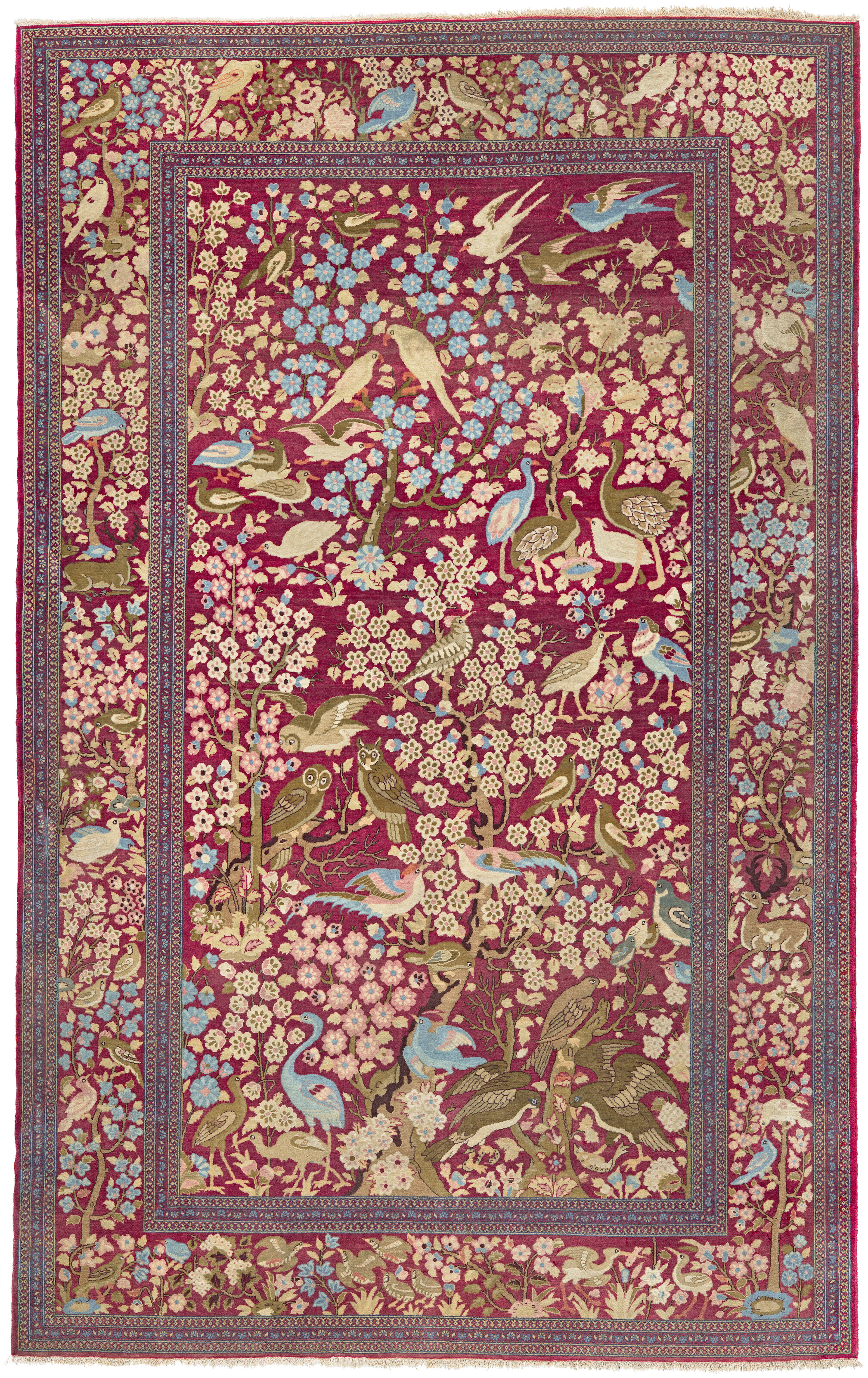 A Pictorial Isfahan Rug
