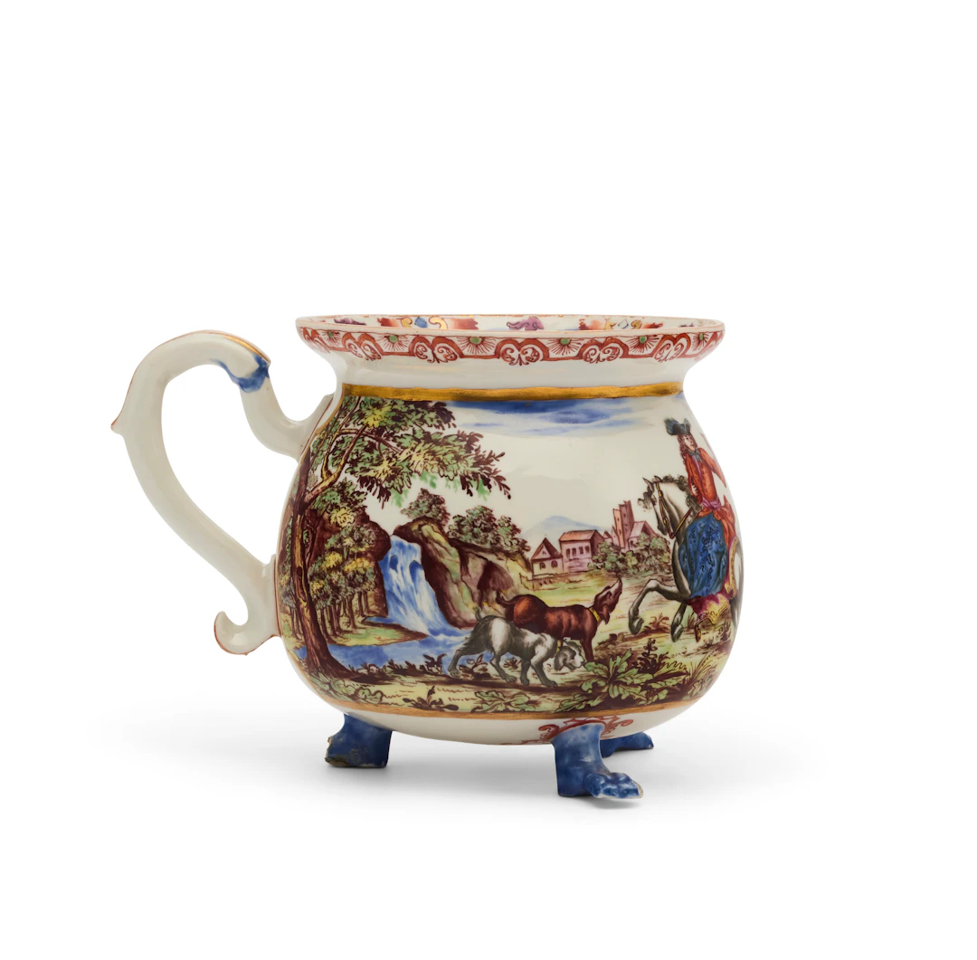 A Vienna (Du Paquier) Porcelain Cream-Pot