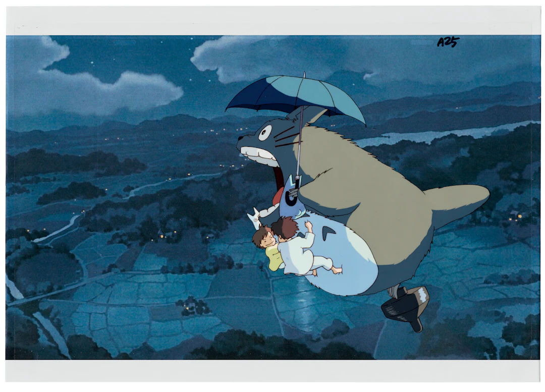 My Neighbor Totoro - Satsuki, Mei, Chibi-Totoro, Chu-Totoro and Totoro, 1988
