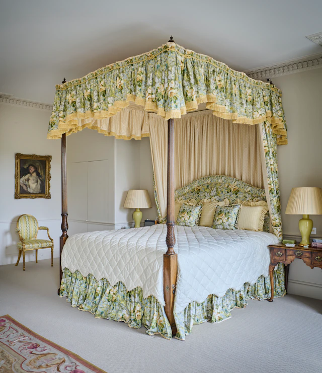 A George Iii Style Mahogany Four-Post Bedstead