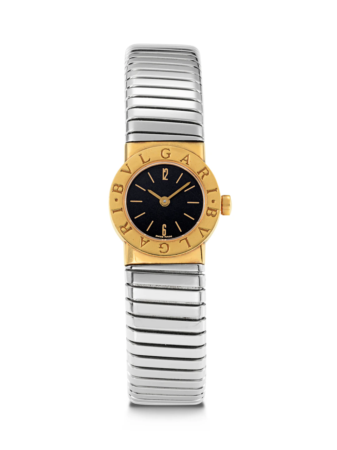 Bulgari, Lady’s Gold and Stainless Steel Bracelet Watch