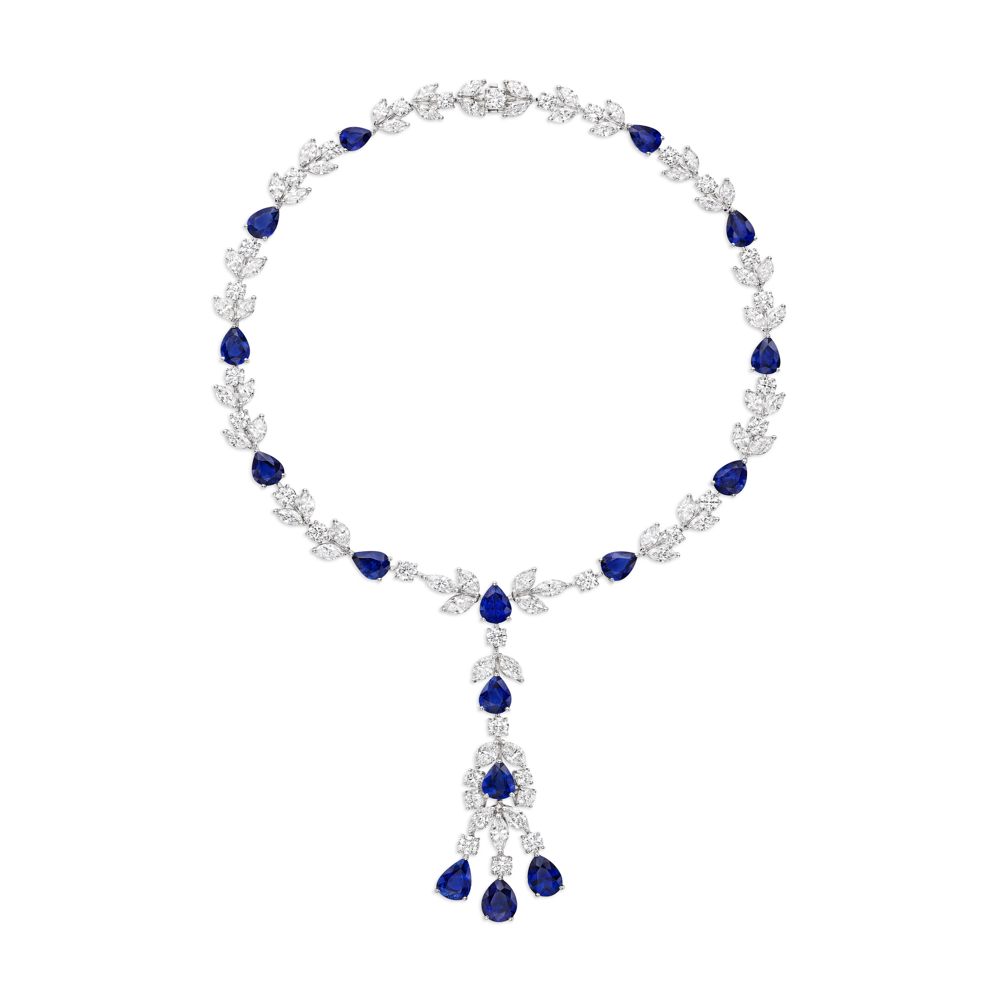 Graff Sapphire and Diamond Necklace