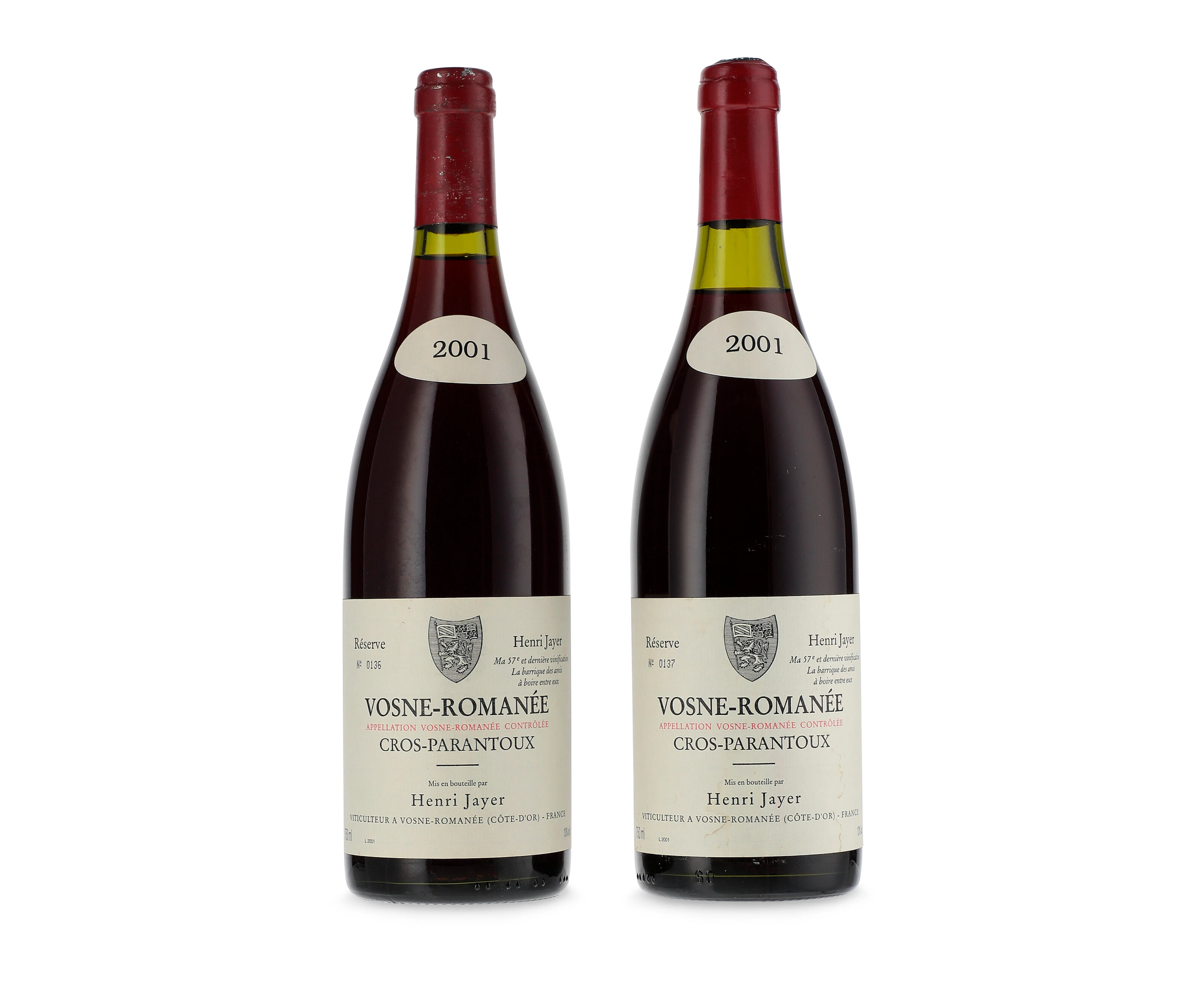Henri Jayer, Vosne-Romanée Cros Parantoux 2001