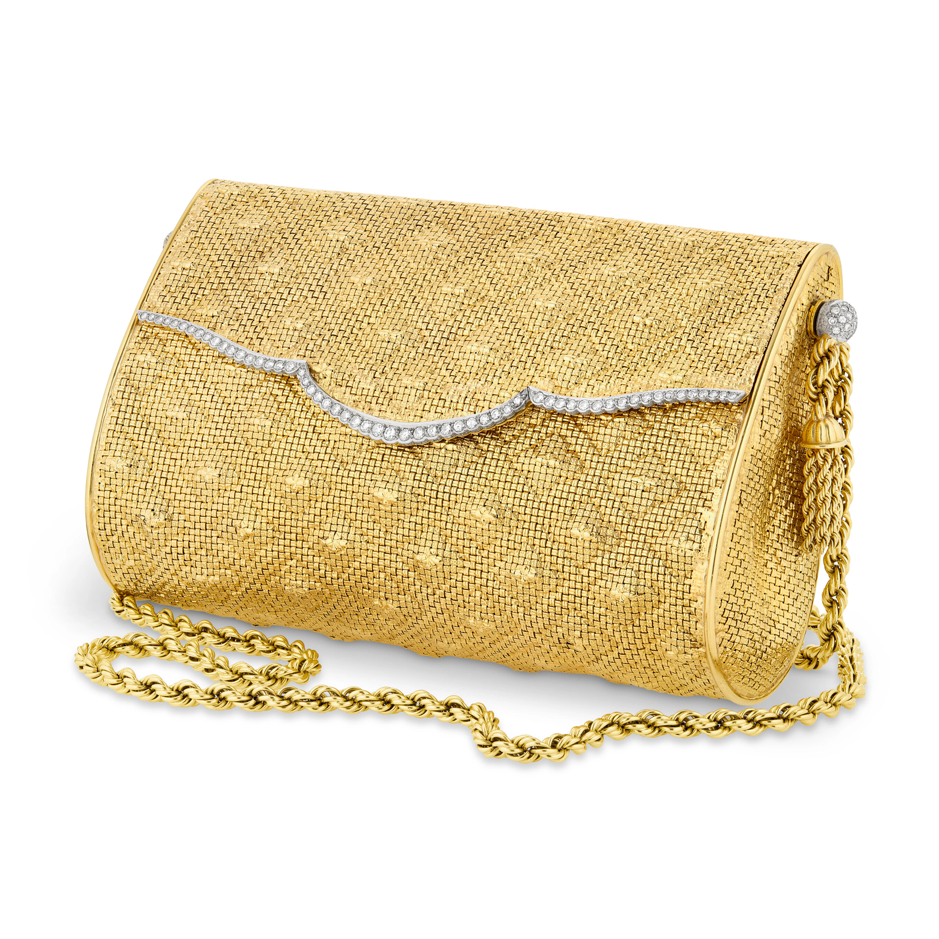 Gold and Diamond Evening Bag