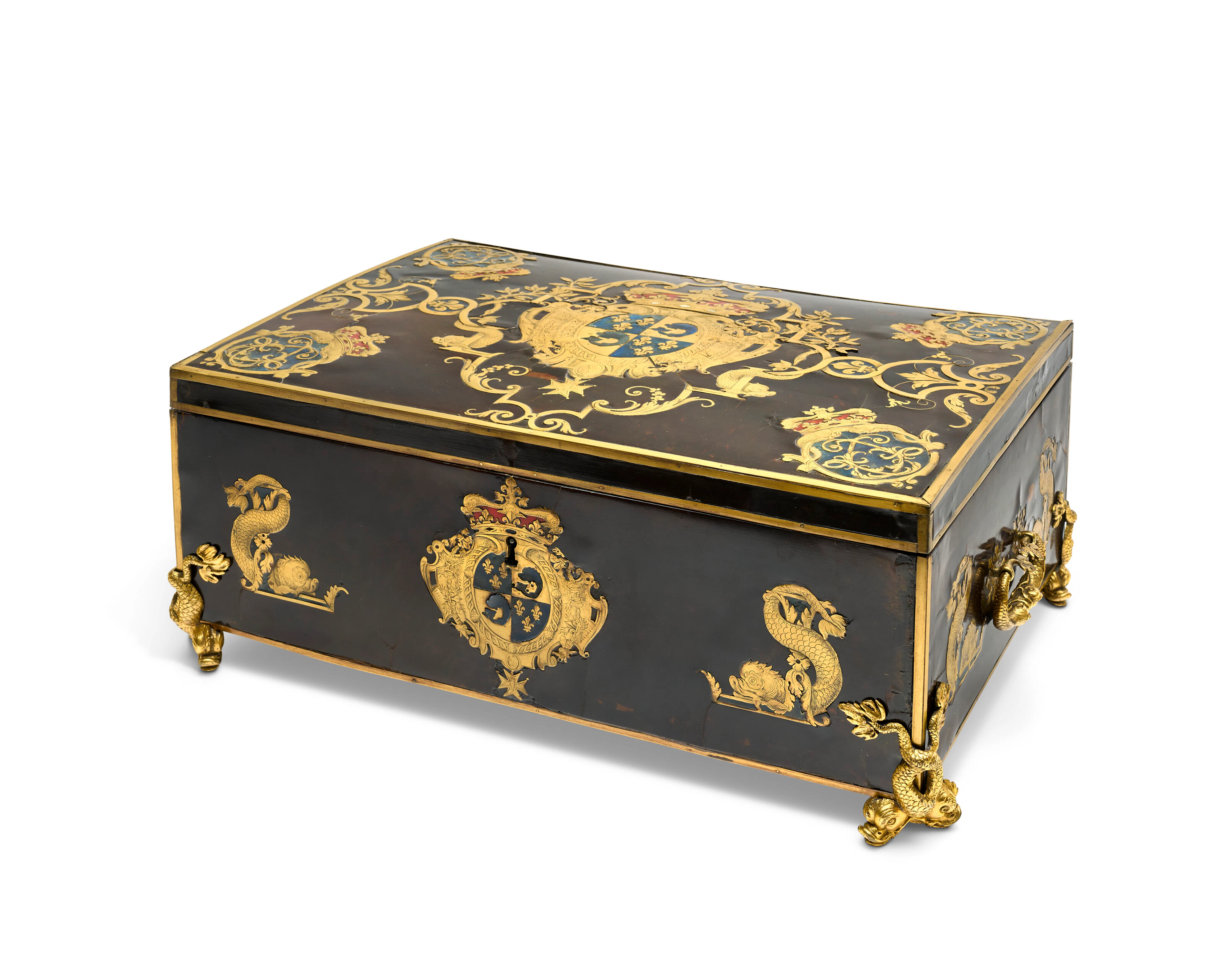 COFFRET ROYAL D'ÉPOQUE LOUIS XIV