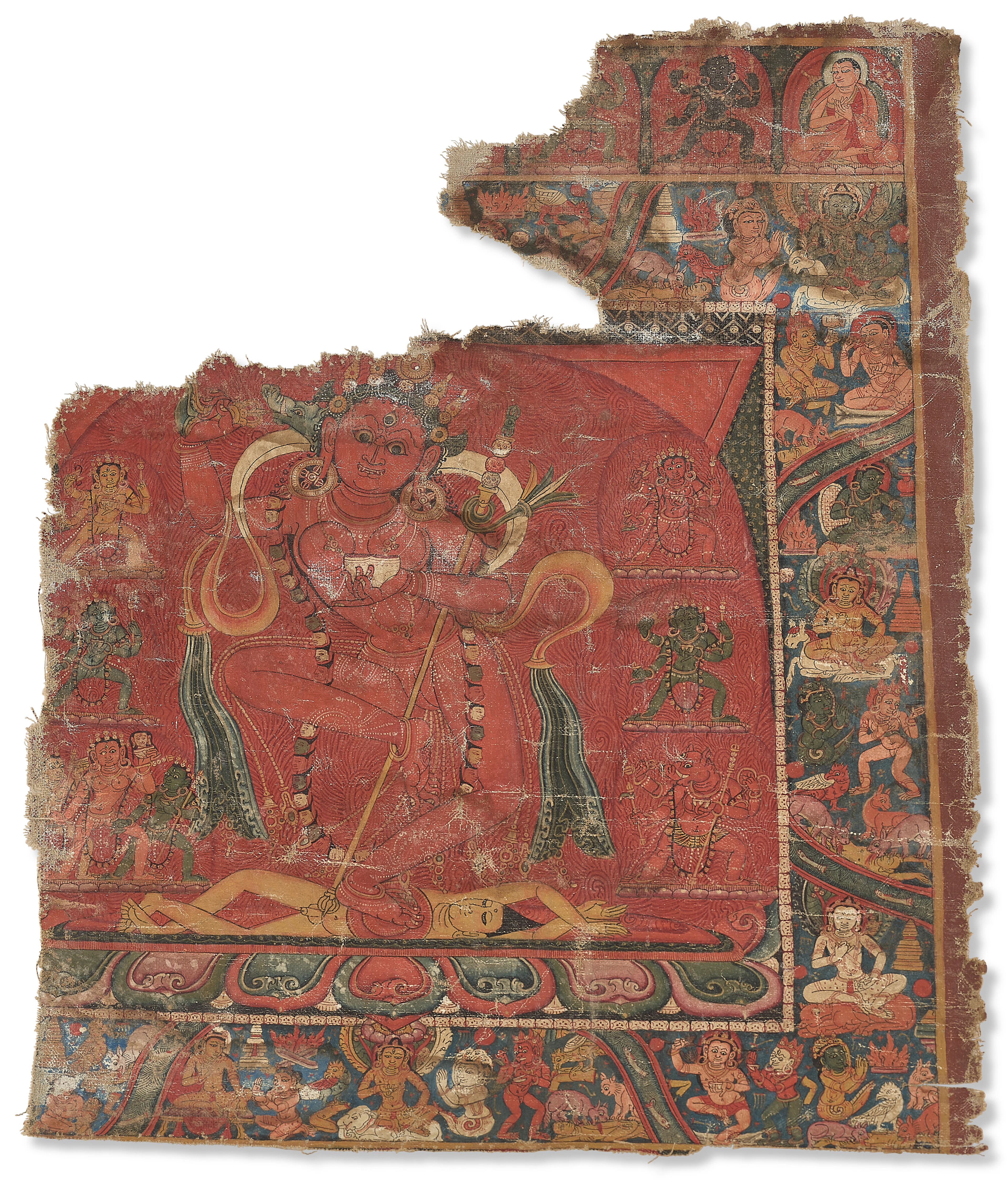 A Thangka Fragment of Vajravarahi