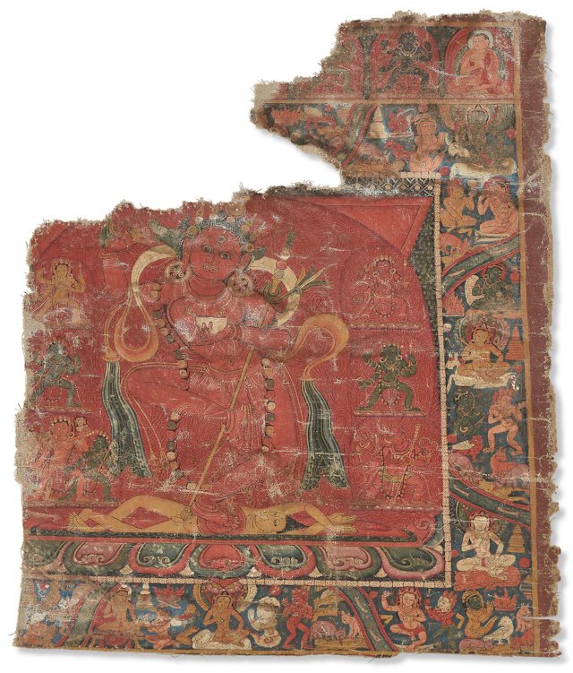 A Thangka Fragment of Vajravarahi