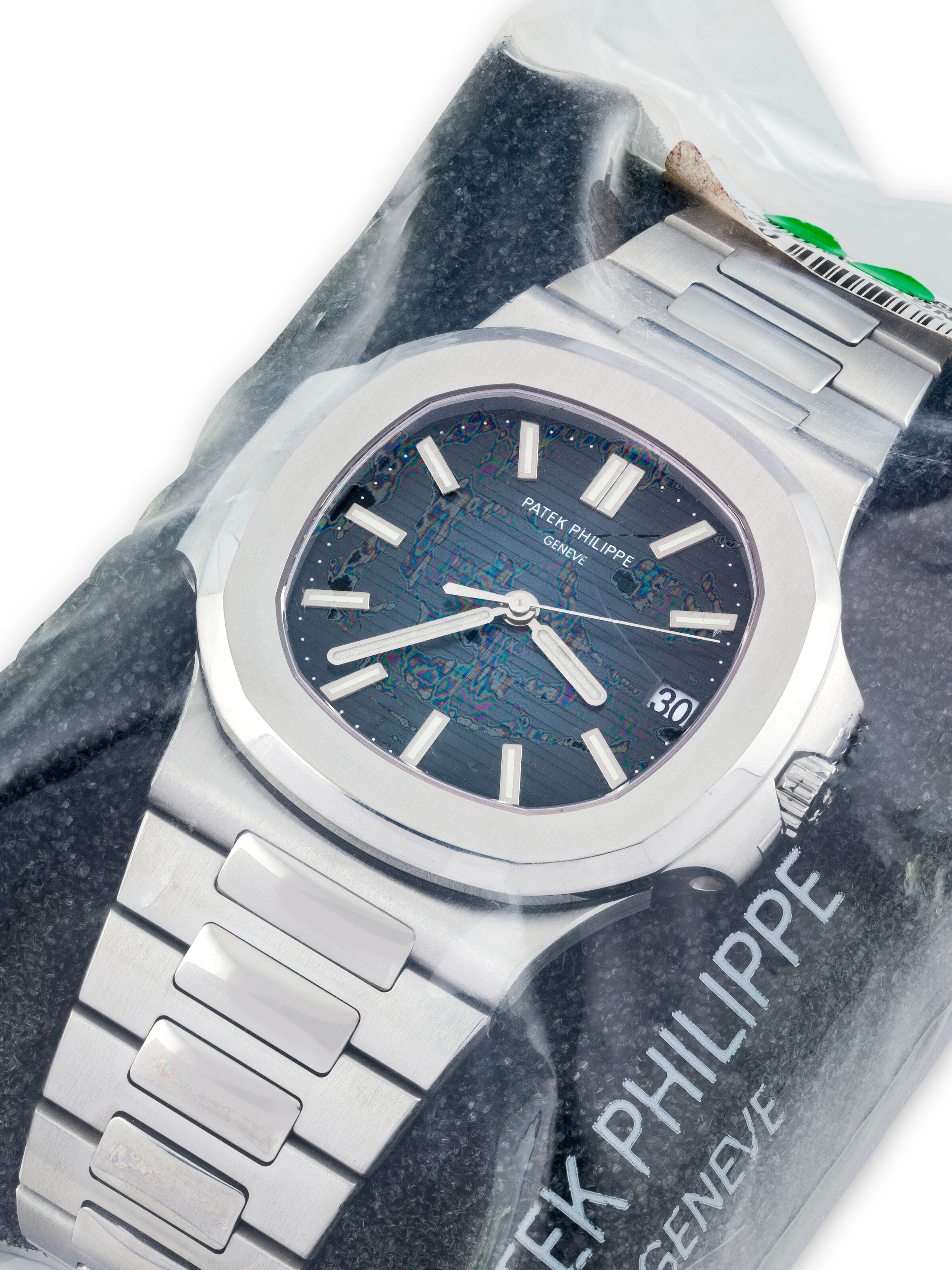 Patek Philippe. A Very Rare Stainless Steel Automatic Wristwatch with