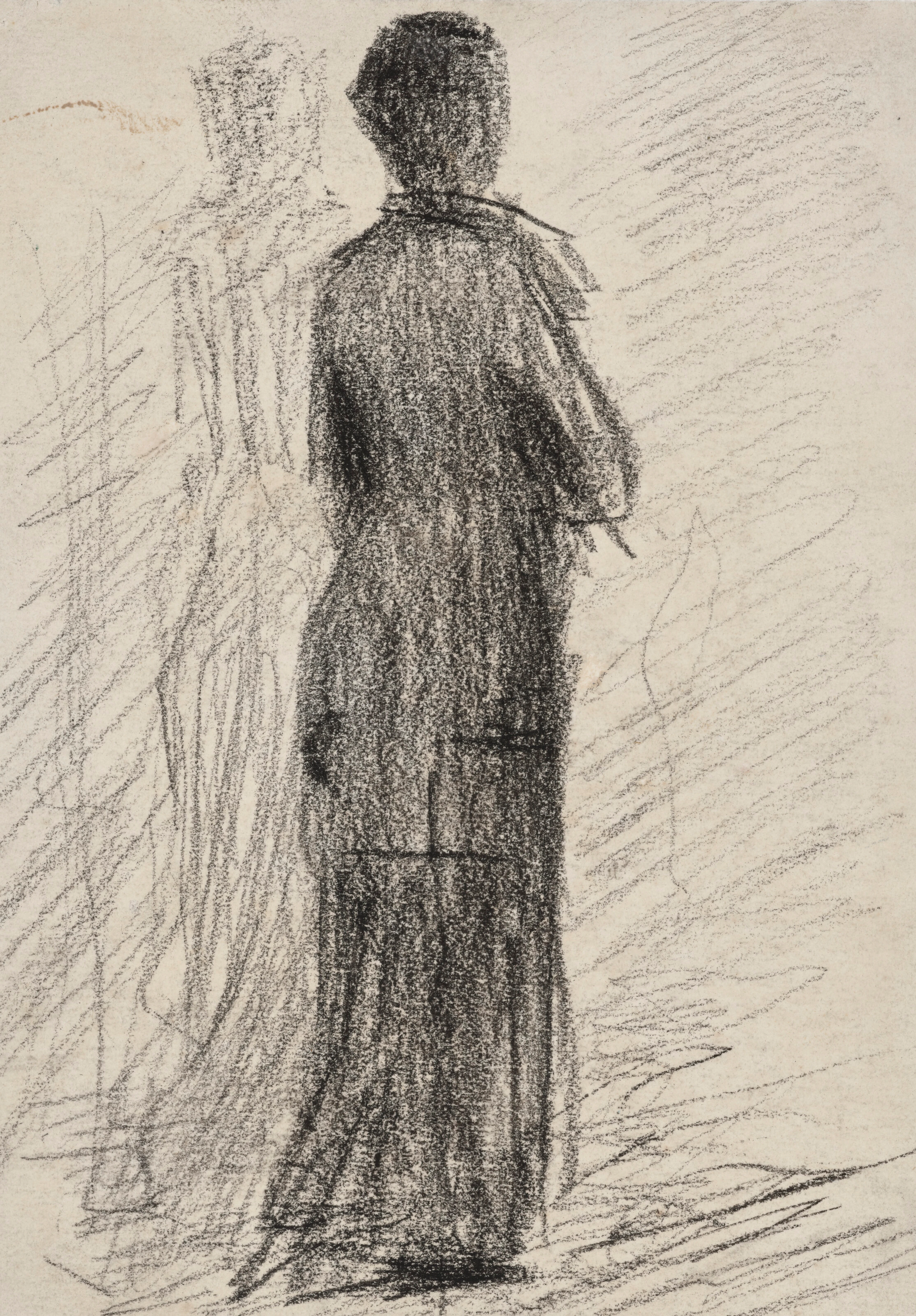 GEORGES SEURAT (1859-1891) Femme s'éloignant