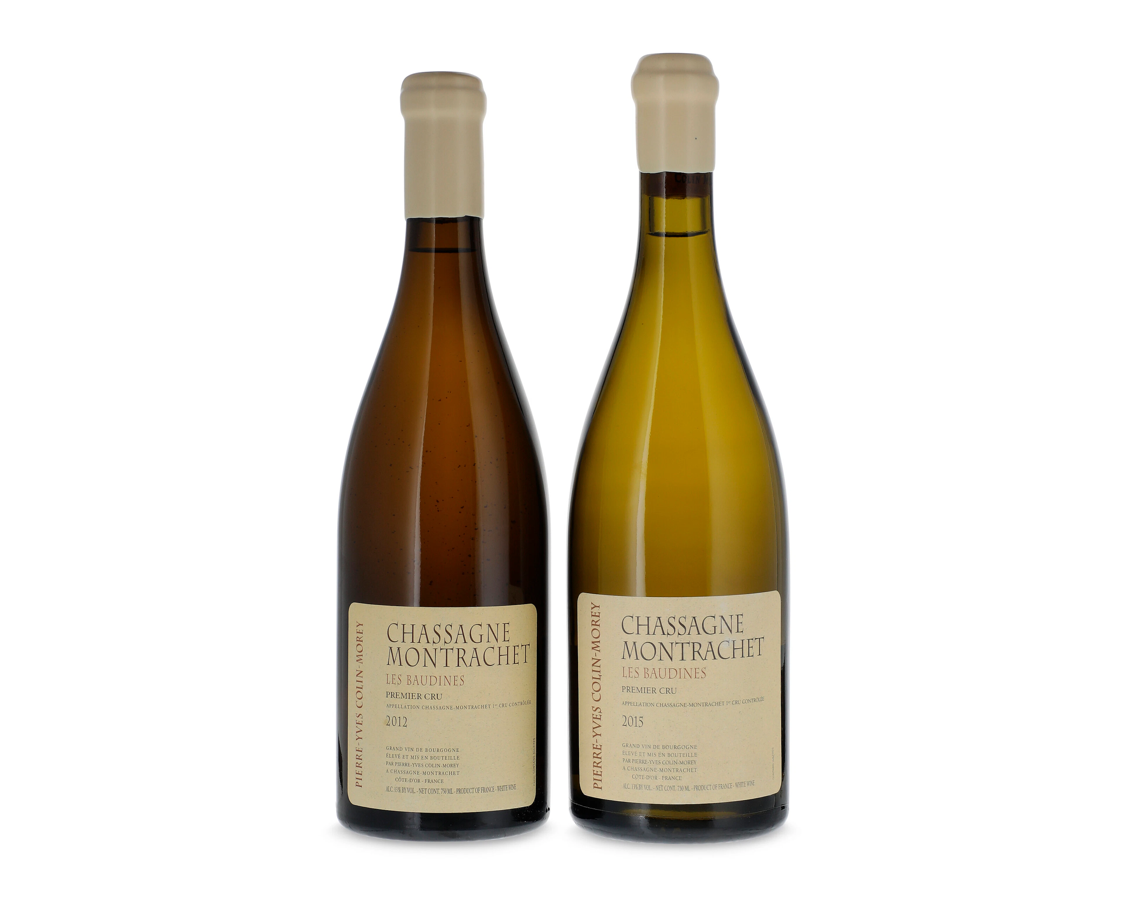 Mixed 2012 & 2015 Pierre-Yves Colin-Morey, Chassagne-Montrachet, Les Baudines