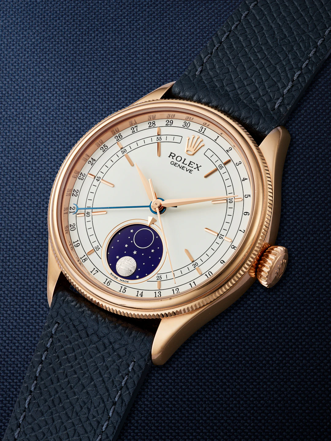 Rolex, Pink Gold 'Cellini Moonphase', Ref. 50535