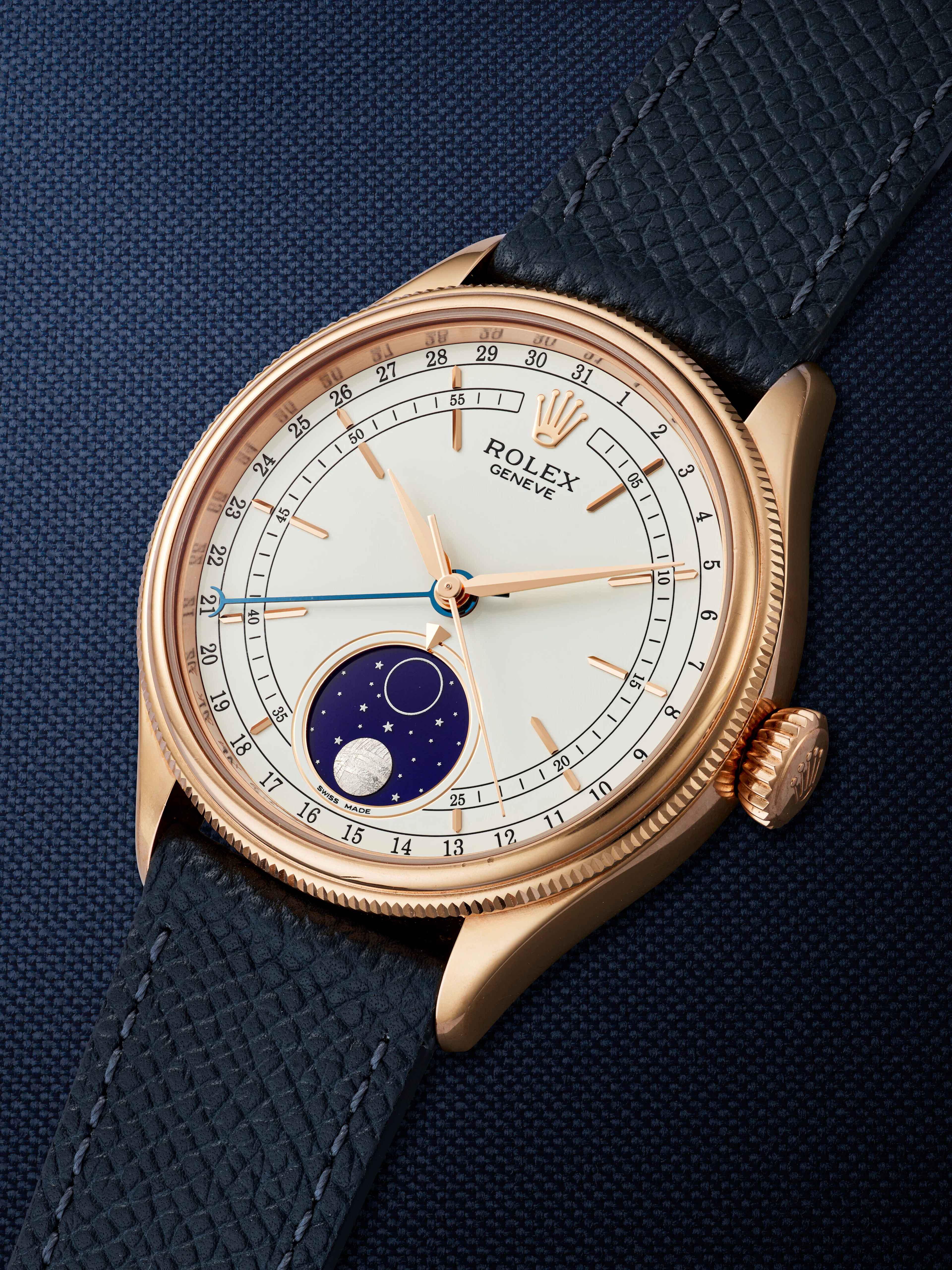 Rolex, Pink Gold 'Cellini Moonphase', Ref. 50535