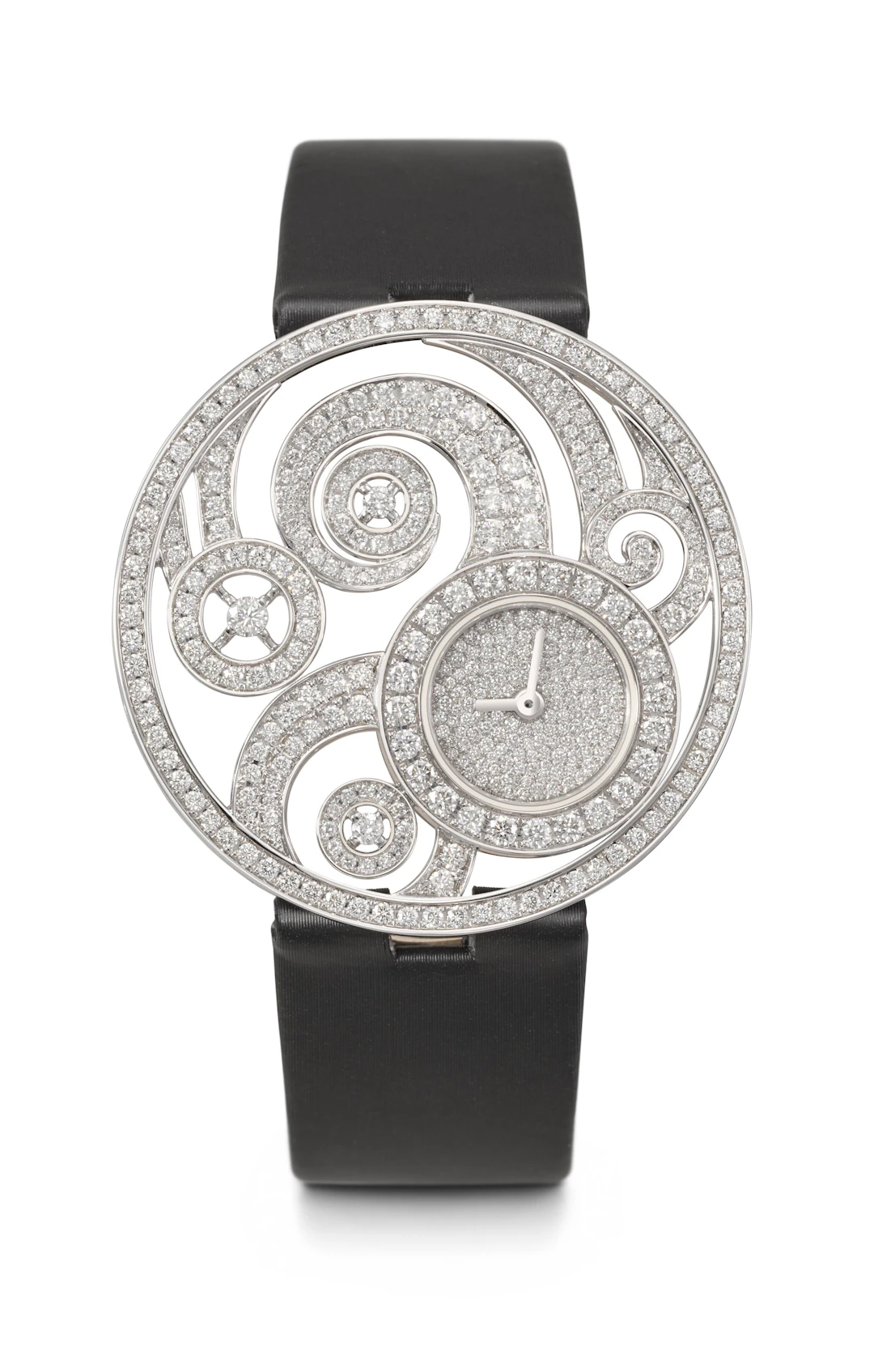 Boucheron. A Unique and Dazzling 18K White Gold and Diamond-Set Quartz