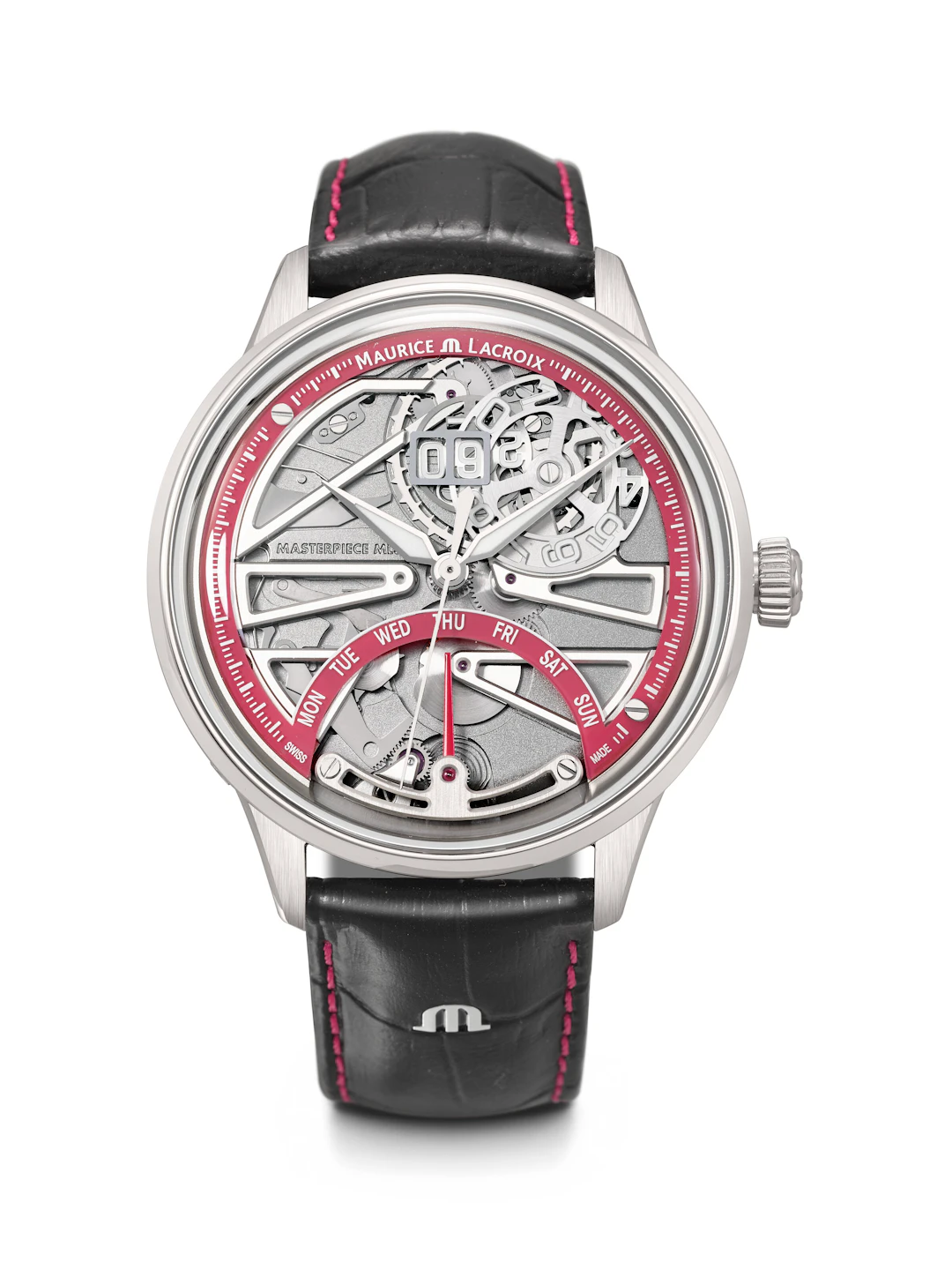 Maurice Lacroix. A Unique and Desirable Stainless Steel Semi-Skeletonized