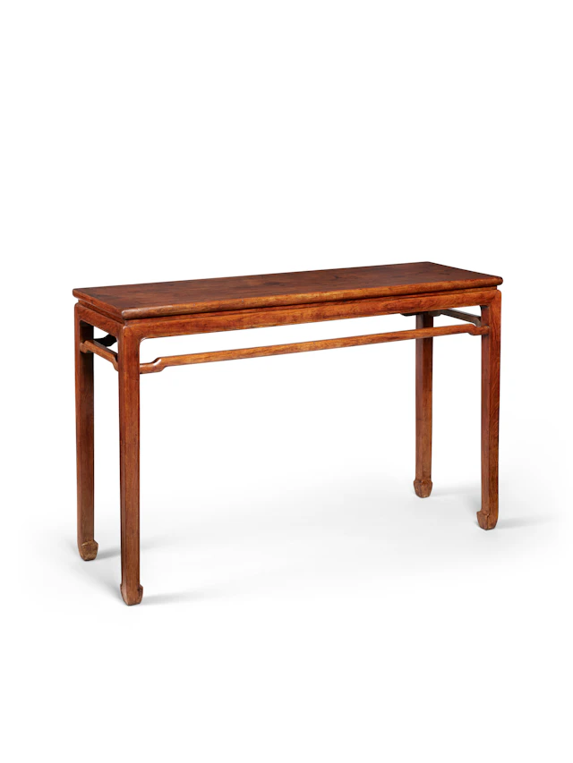 A Very Rare Huanghuali Rectangular Side Table, Zhuo