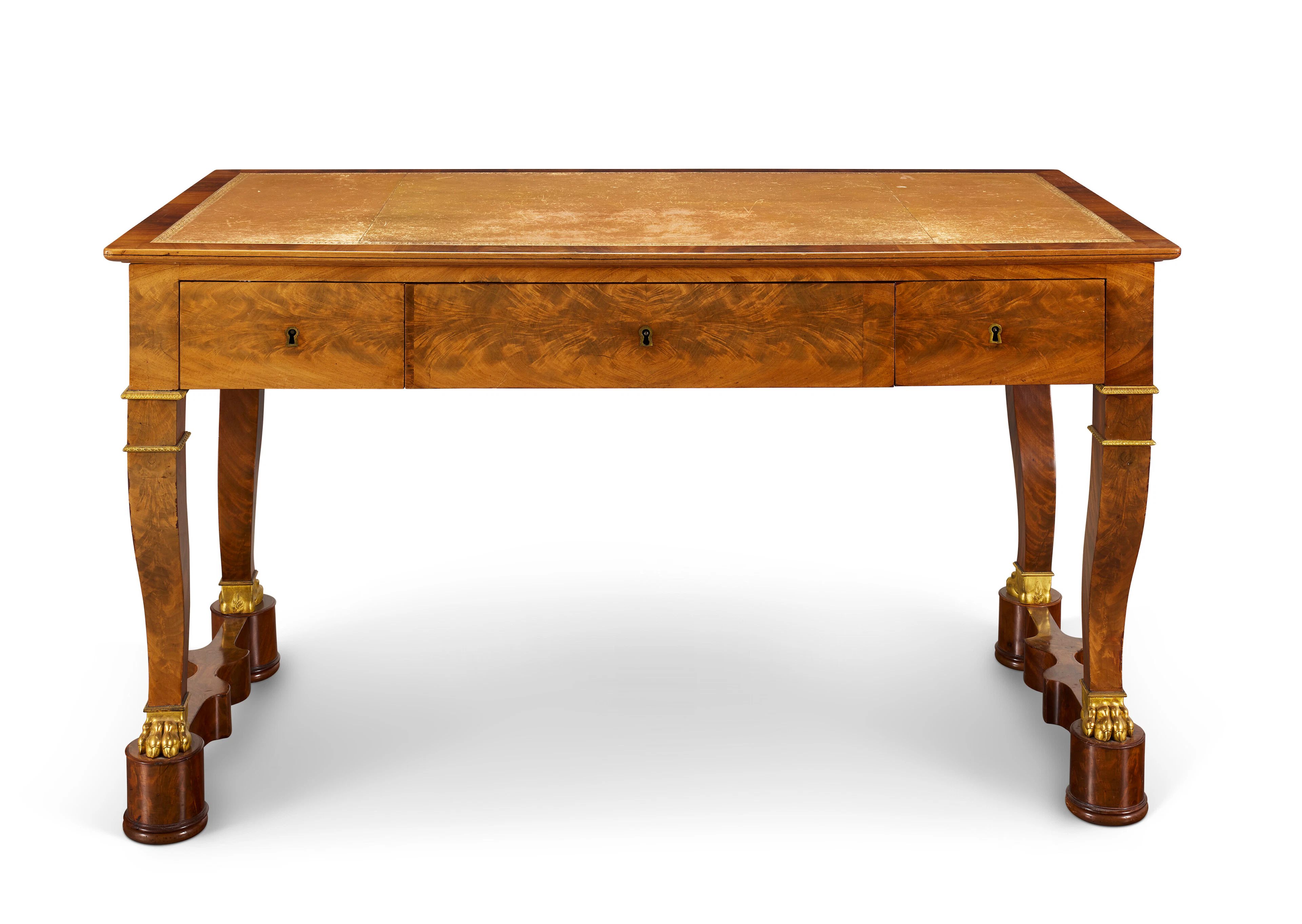 Bureau Plat D'époque Restauration