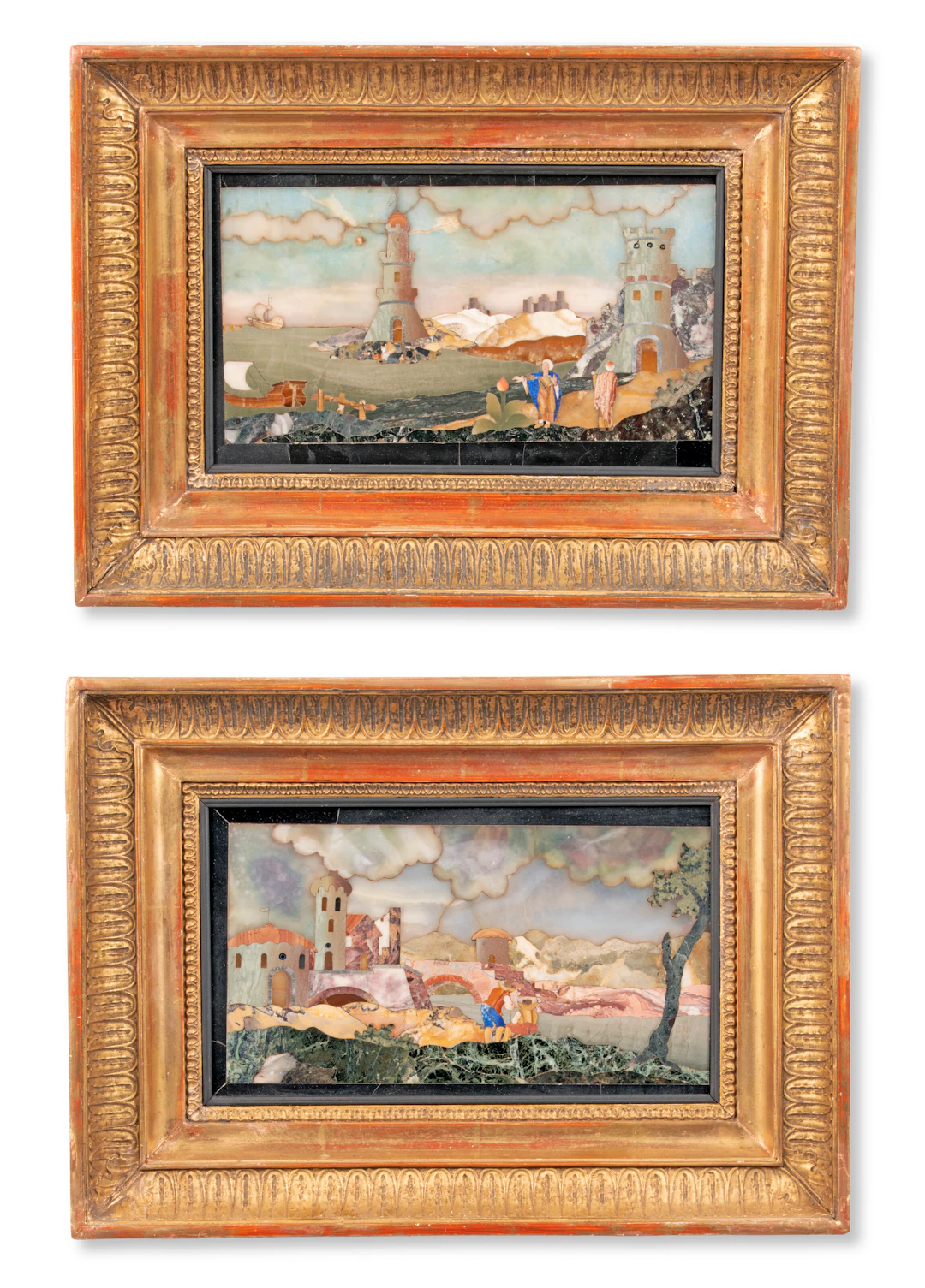 A Pair of Italian Pietra Dura Panels